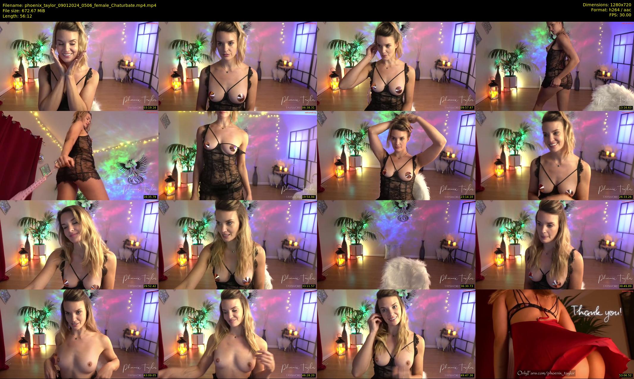 phoenix_taylor — 57 minute Chaturbate female cam show recording, 720p, Jan 9, 2024