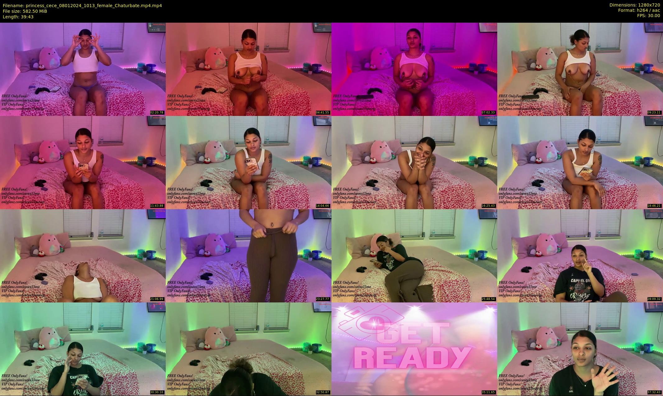 princess_cece — 40 minute Chaturbate female cam show recording, 720p, Jan 8, 2024