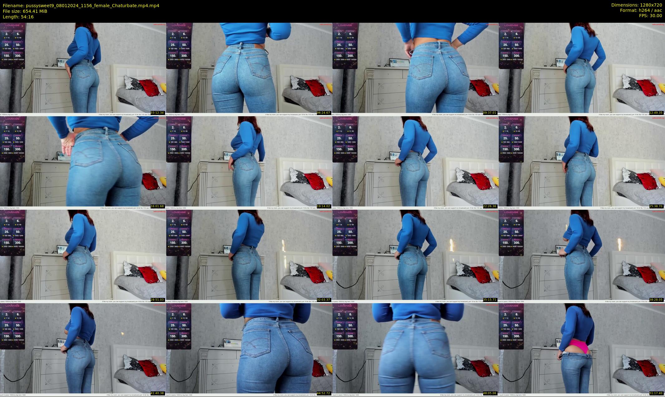 pussysweet9 — 55 minute Chaturbate female cam show recording, 720p, Jan 8, 2024