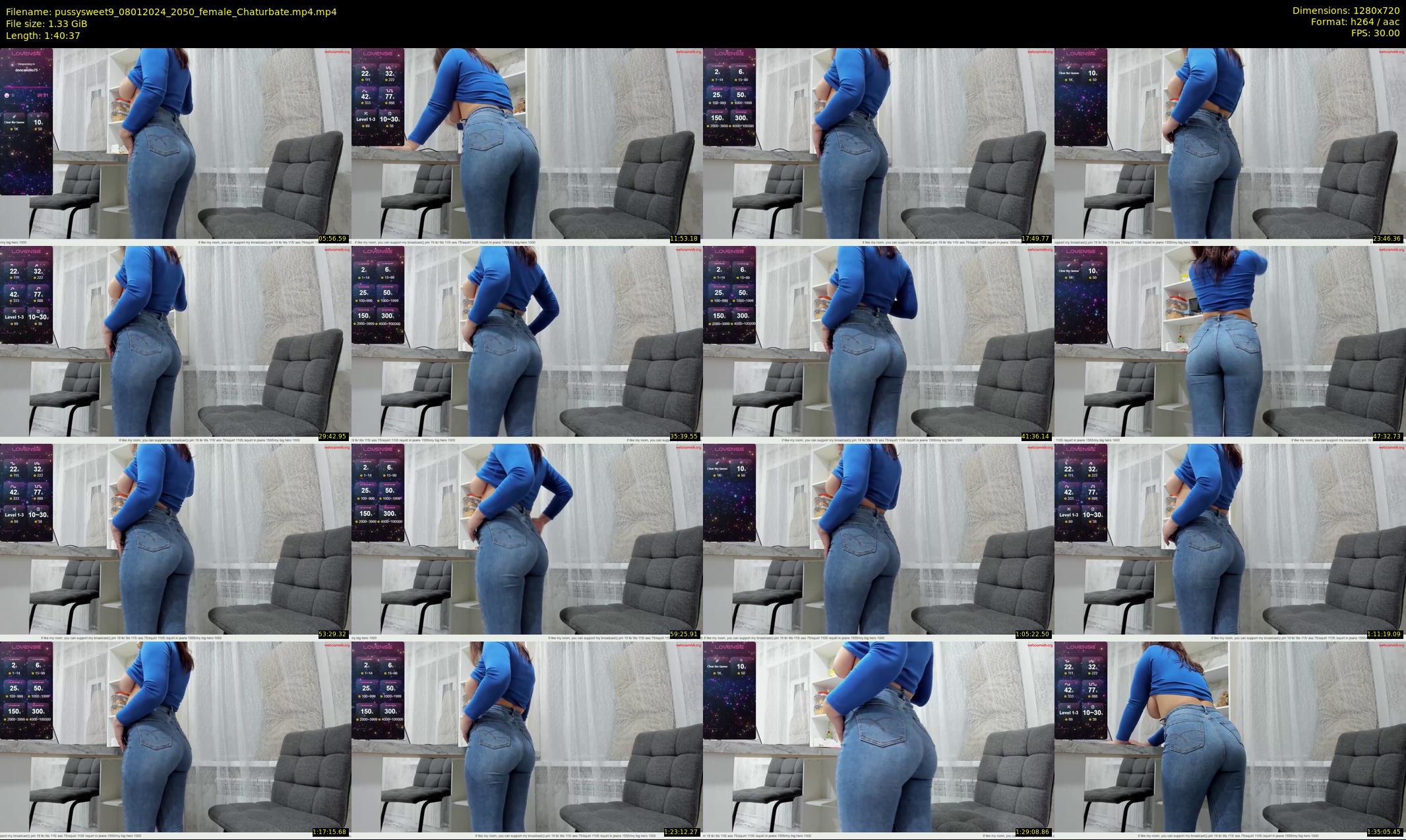 pussysweet9 — 101 minute Chaturbate female cam show recording, 720p, Jan 8, 2024