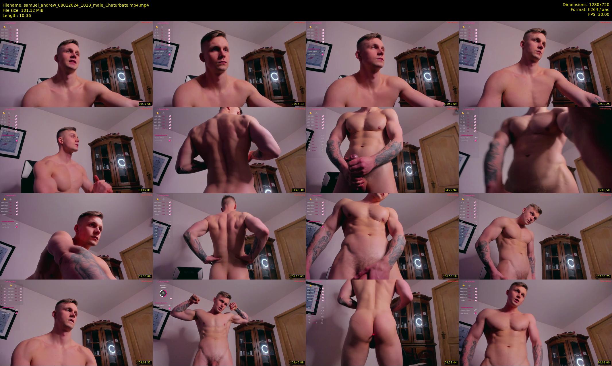 samuel_andrew — 11 minute Chaturbate male cam show recording, 720p, Jan 8, 2024