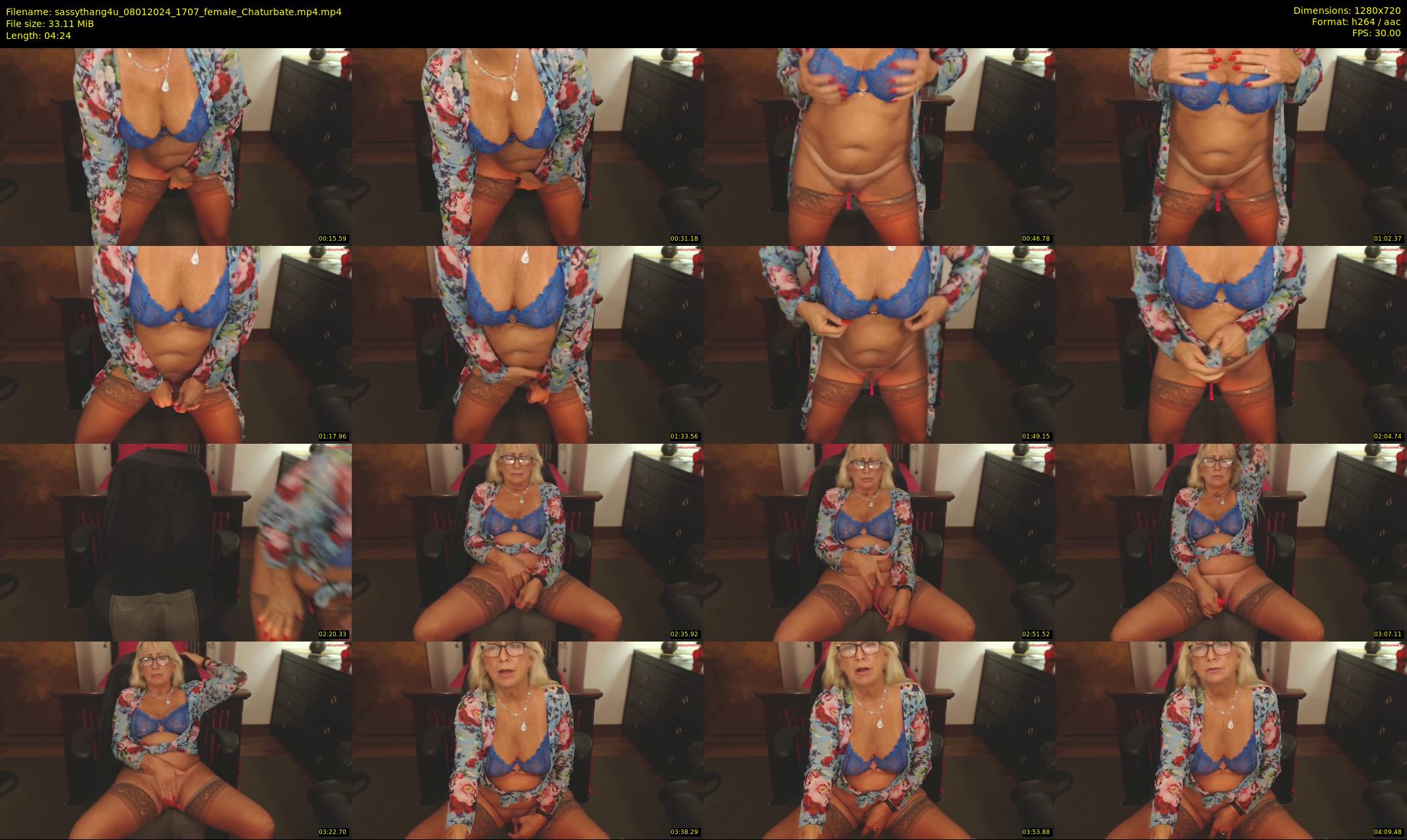 sassythang4u — 5 minute Chaturbate female cam show recording, 720p, Jan 8, 2024