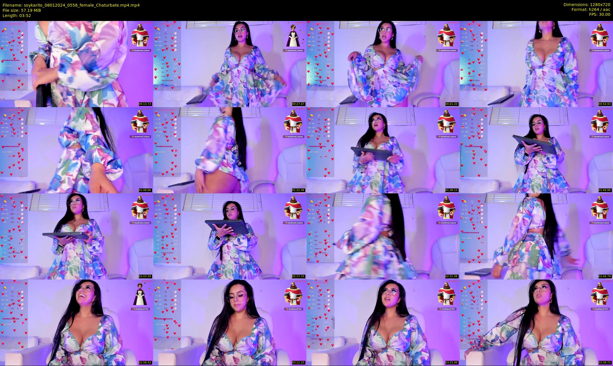 soykarito — 4 minute Chaturbate female cam show recording, 720p, Jan 8, 2024