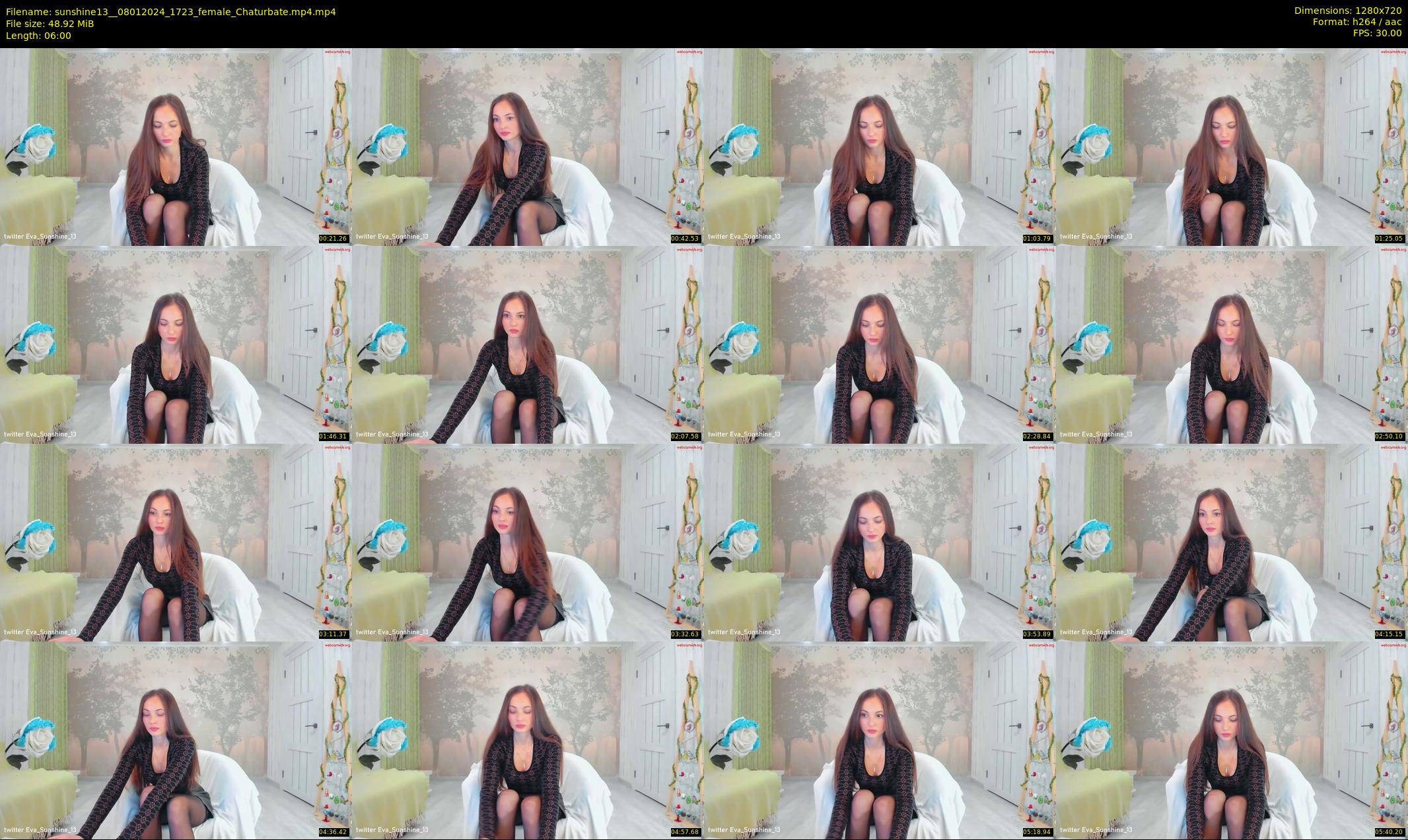 sunshine13_ — 6 minute Chaturbate female cam show recording, 720p, Jan 8, 2024
