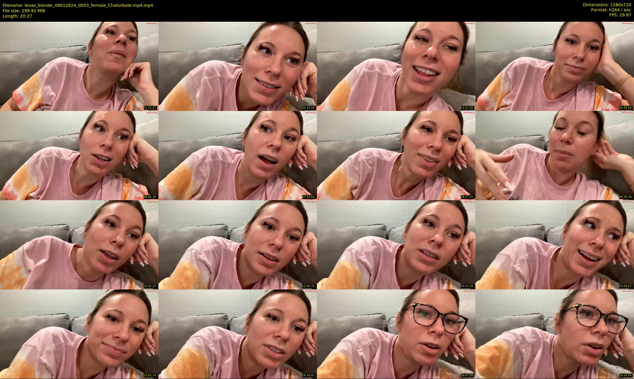 texas_blonde — 21 minute Chaturbate female cam show recording, 720p, Jan 9, 2024