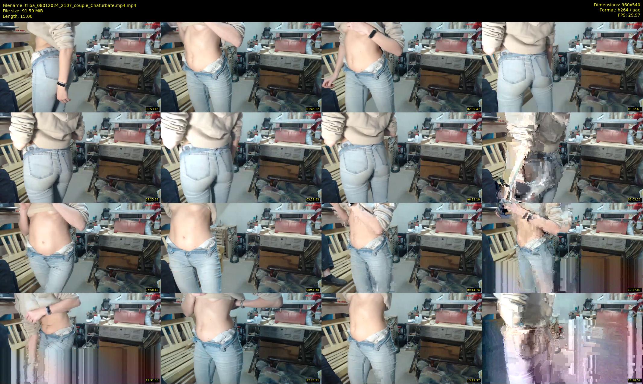 trioa — 15 minute Chaturbate couple cam show recording, 480p, Jan 8, 2024