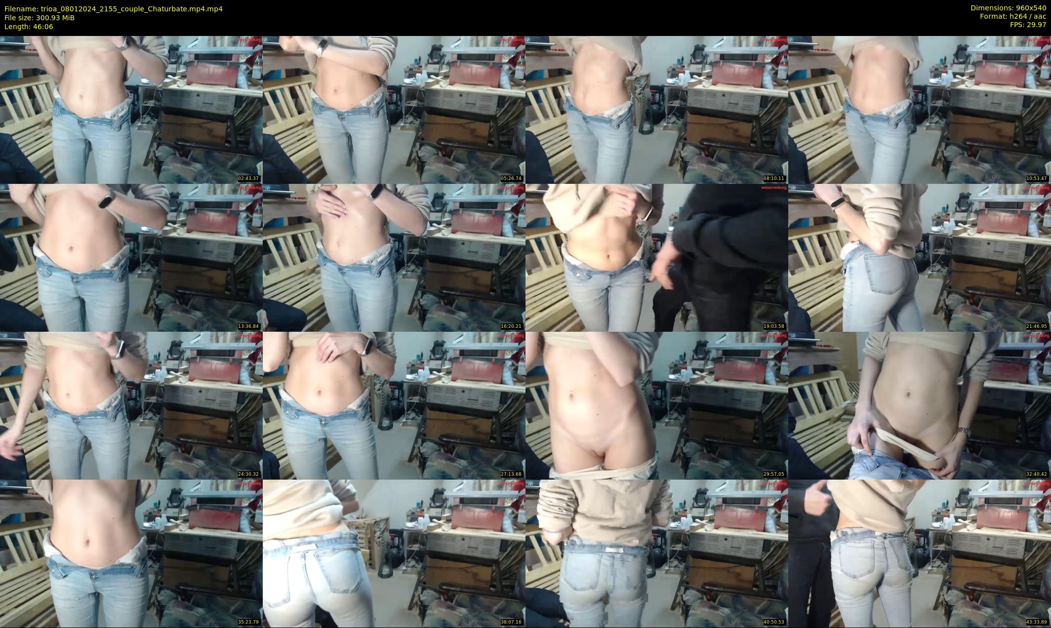 trioa — 47 minute Chaturbate couple cam show recording, 480p, Jan 8, 2024