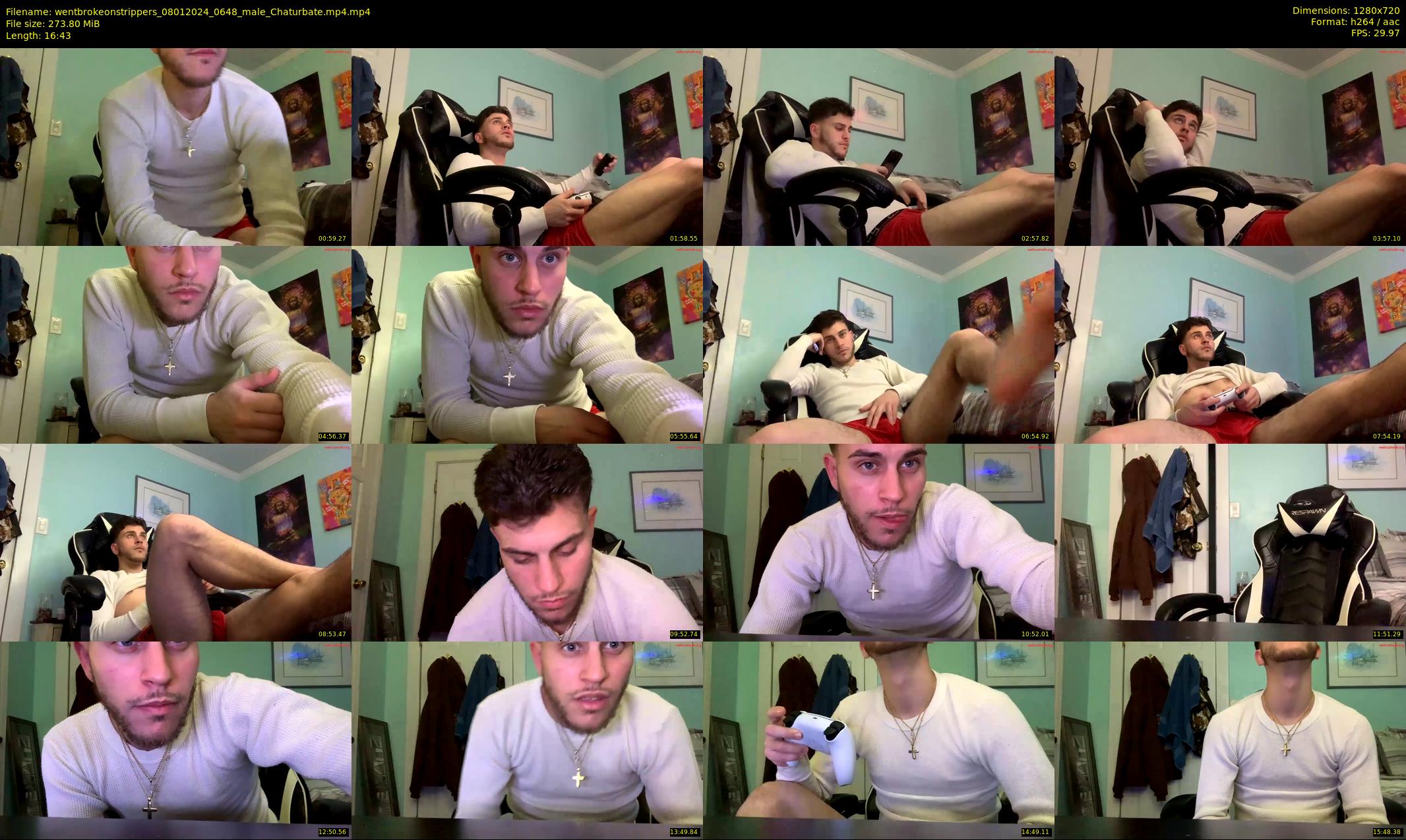 wentbrokeonstrippers — 17 minute Chaturbate male cam show recording, 720p, Jan 8, 2024