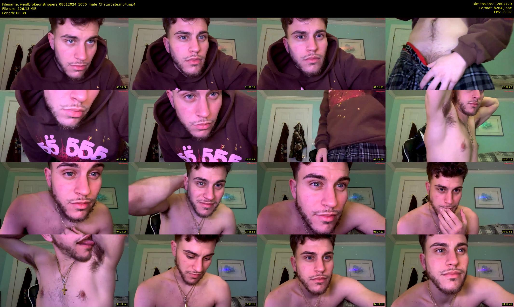wentbrokeonstrippers — 9 minute Chaturbate male cam show recording, 720p, Jan 8, 2024