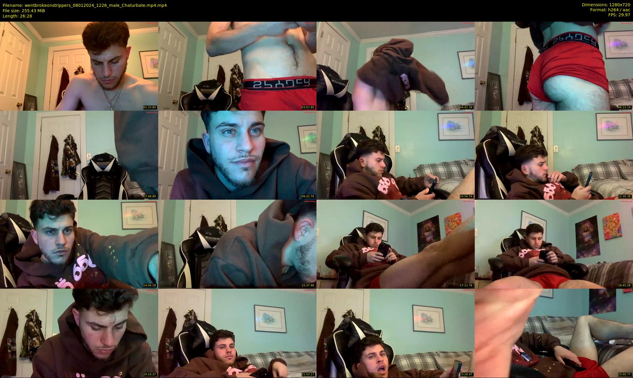 wentbrokeonstrippers — 27 minute Chaturbate male cam show recording, 720p, Jan 8, 2024