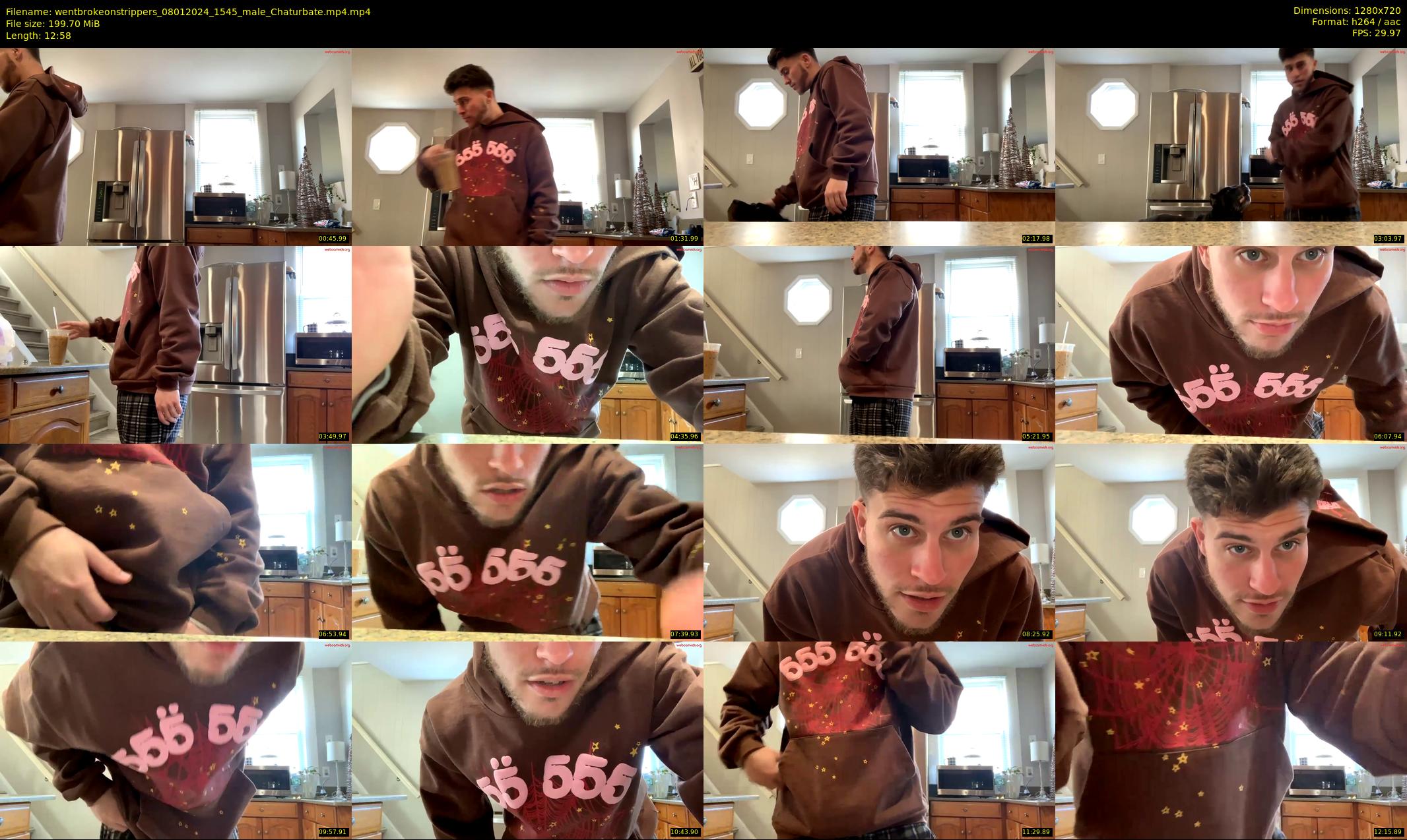 wentbrokeonstrippers — 13 minute Chaturbate male cam show recording, 720p, Jan 8, 2024