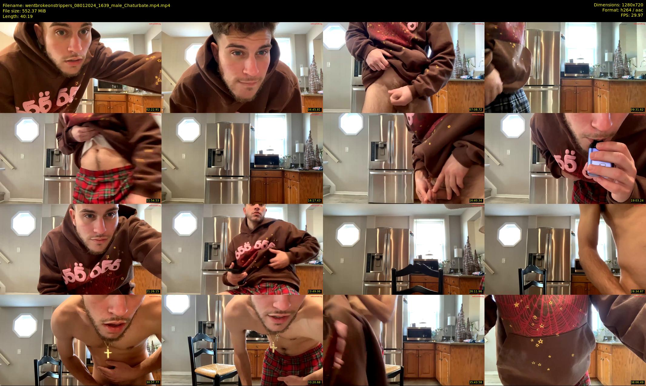 wentbrokeonstrippers — 41 minute Chaturbate male cam show recording, 720p, Jan 8, 2024