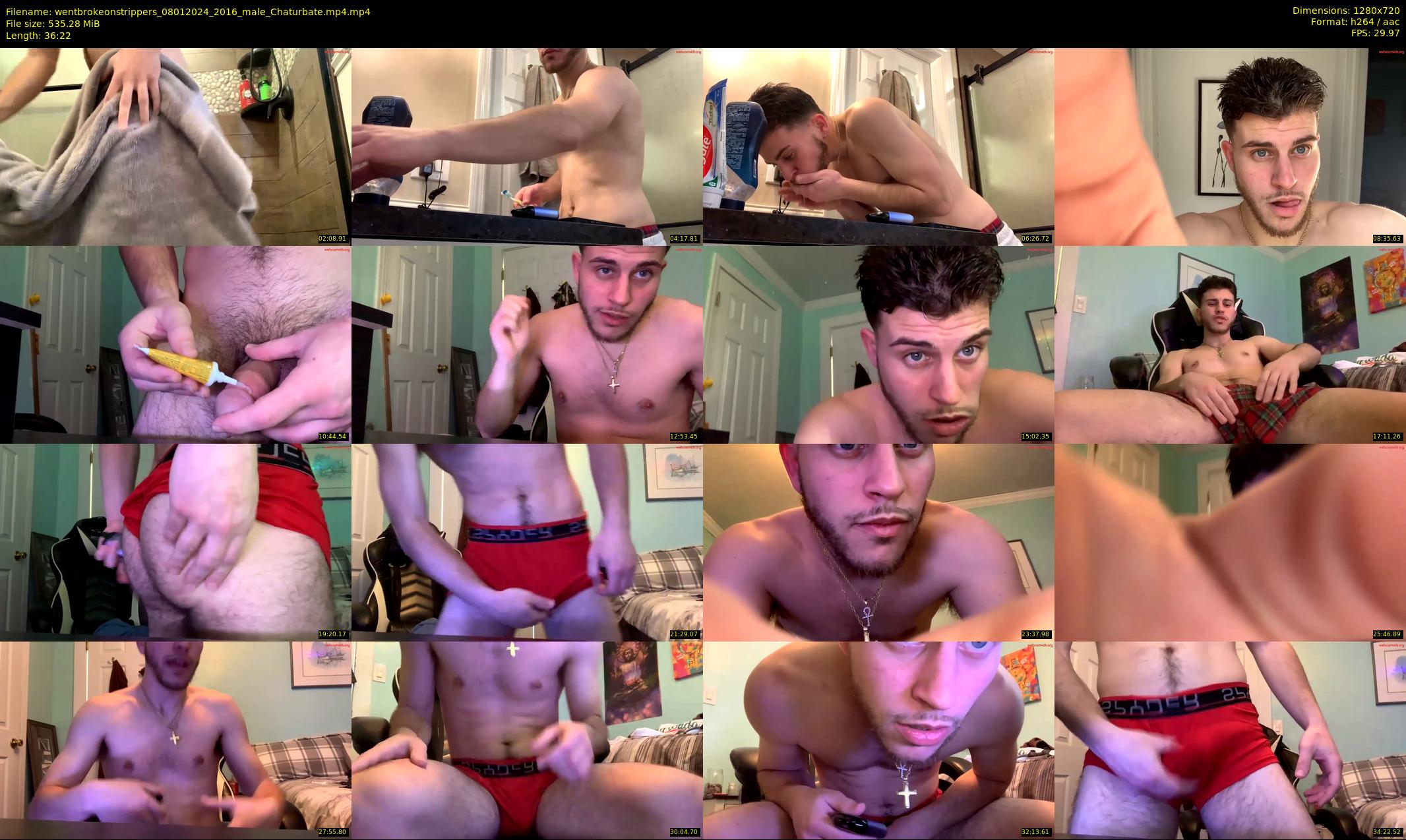 wentbrokeonstrippers — 37 minute Chaturbate male cam show recording, 720p, Jan 8, 2024