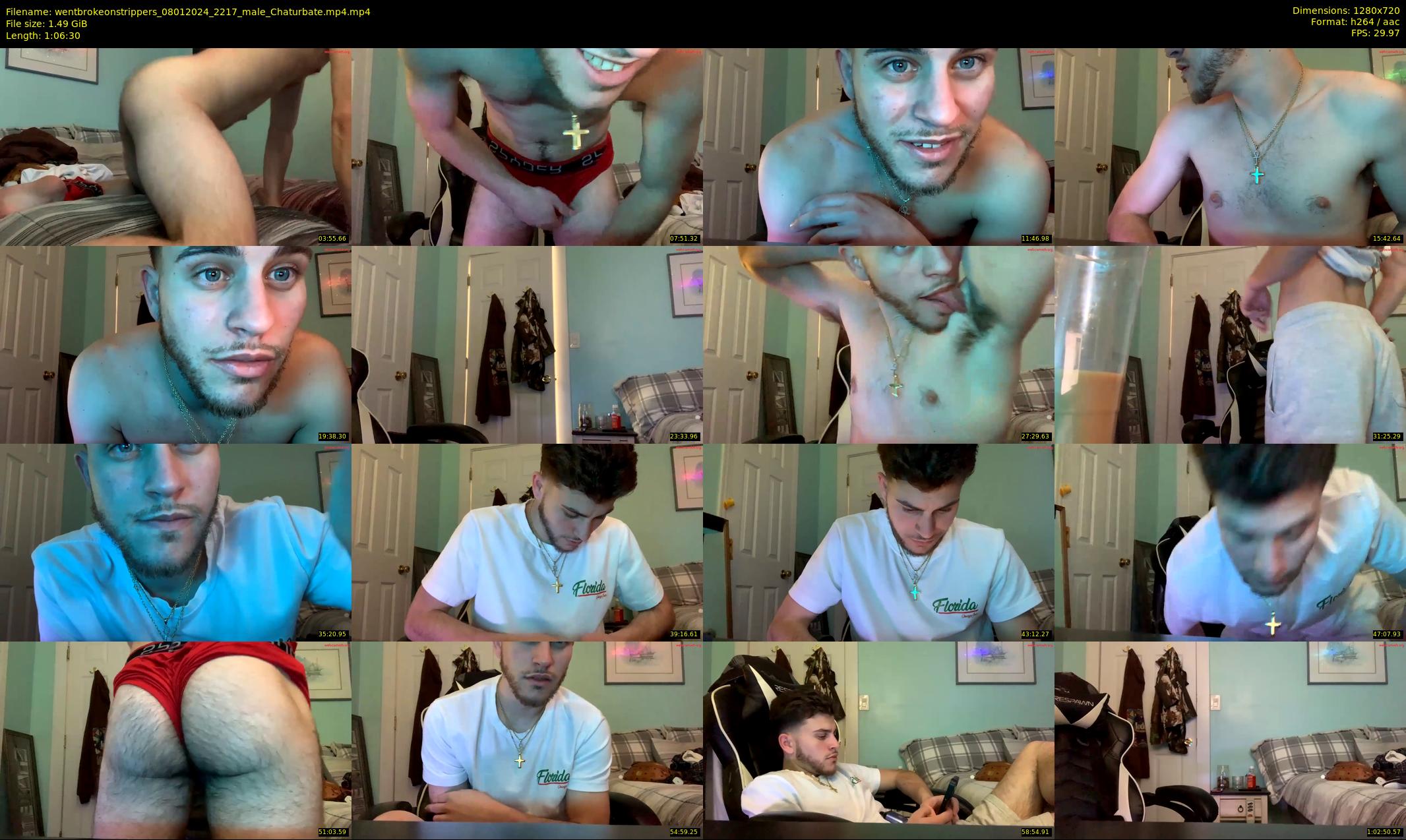 wentbrokeonstrippers — 67 minute Chaturbate male cam show recording, 720p, Jan 8, 2024