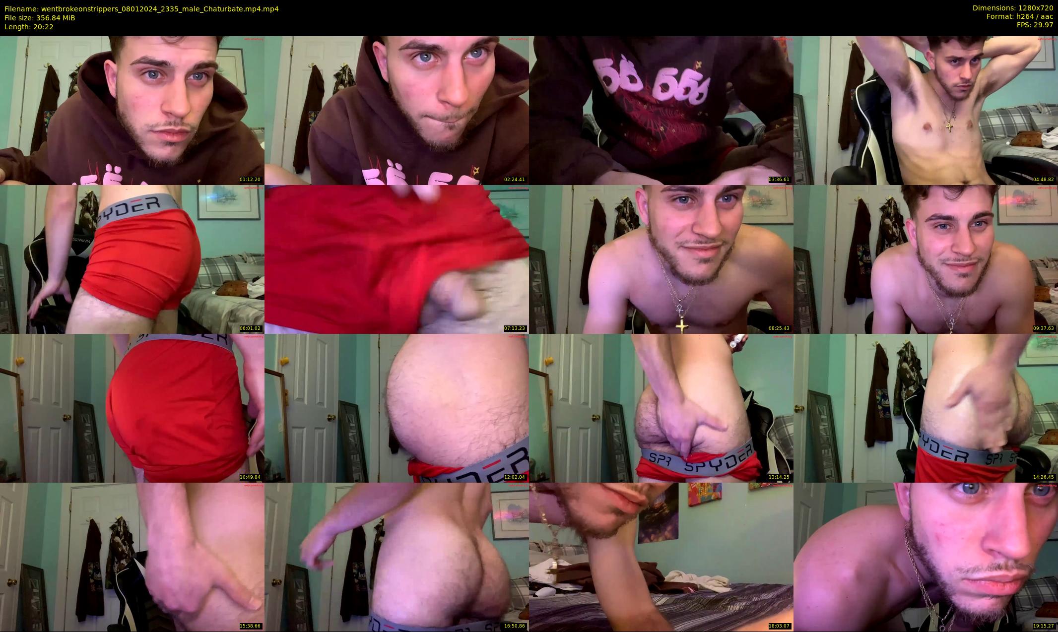 wentbrokeonstrippers — 21 minute Chaturbate male cam show recording, 720p, Jan 8, 2024