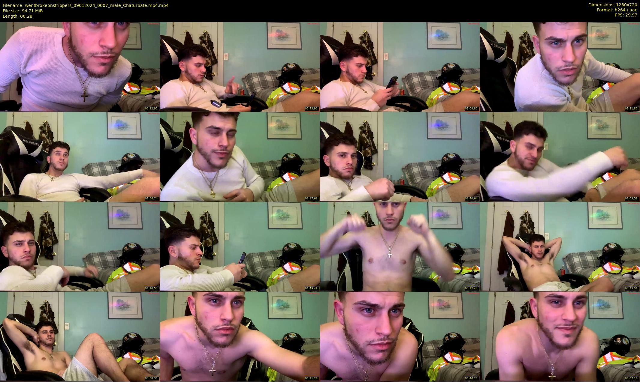 wentbrokeonstrippers — 7 minute Chaturbate male cam show recording, 720p, Jan 9, 2024