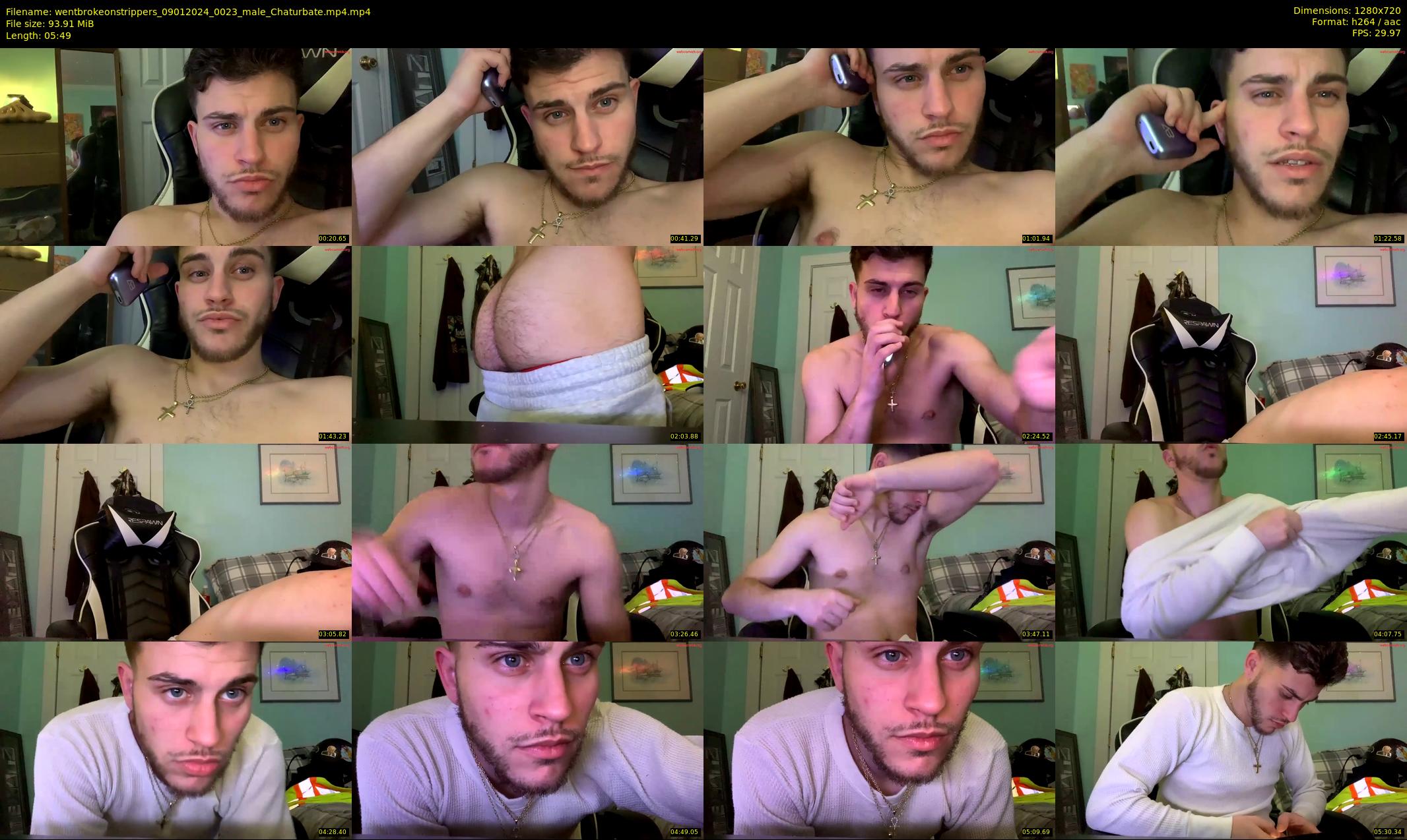 wentbrokeonstrippers — 6 minute Chaturbate male cam show recording, 720p, Jan 9, 2024