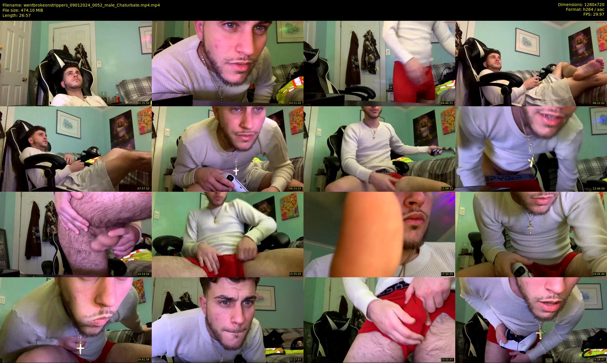 wentbrokeonstrippers — 27 minute Chaturbate male cam show recording, 720p, Jan 9, 2024