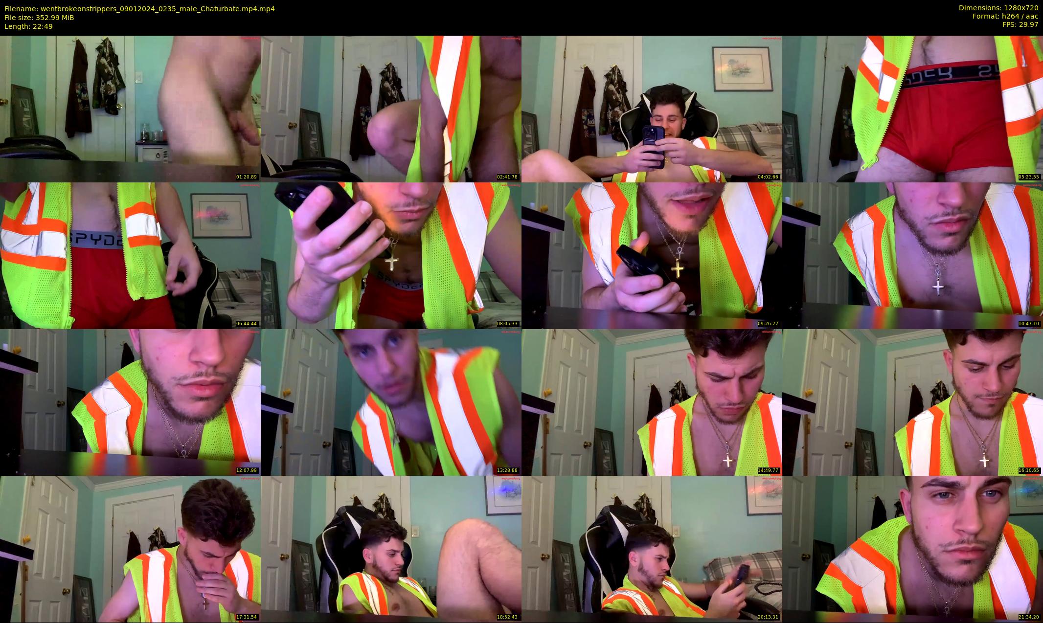 wentbrokeonstrippers — 23 minute Chaturbate male cam show recording, 720p, Jan 9, 2024