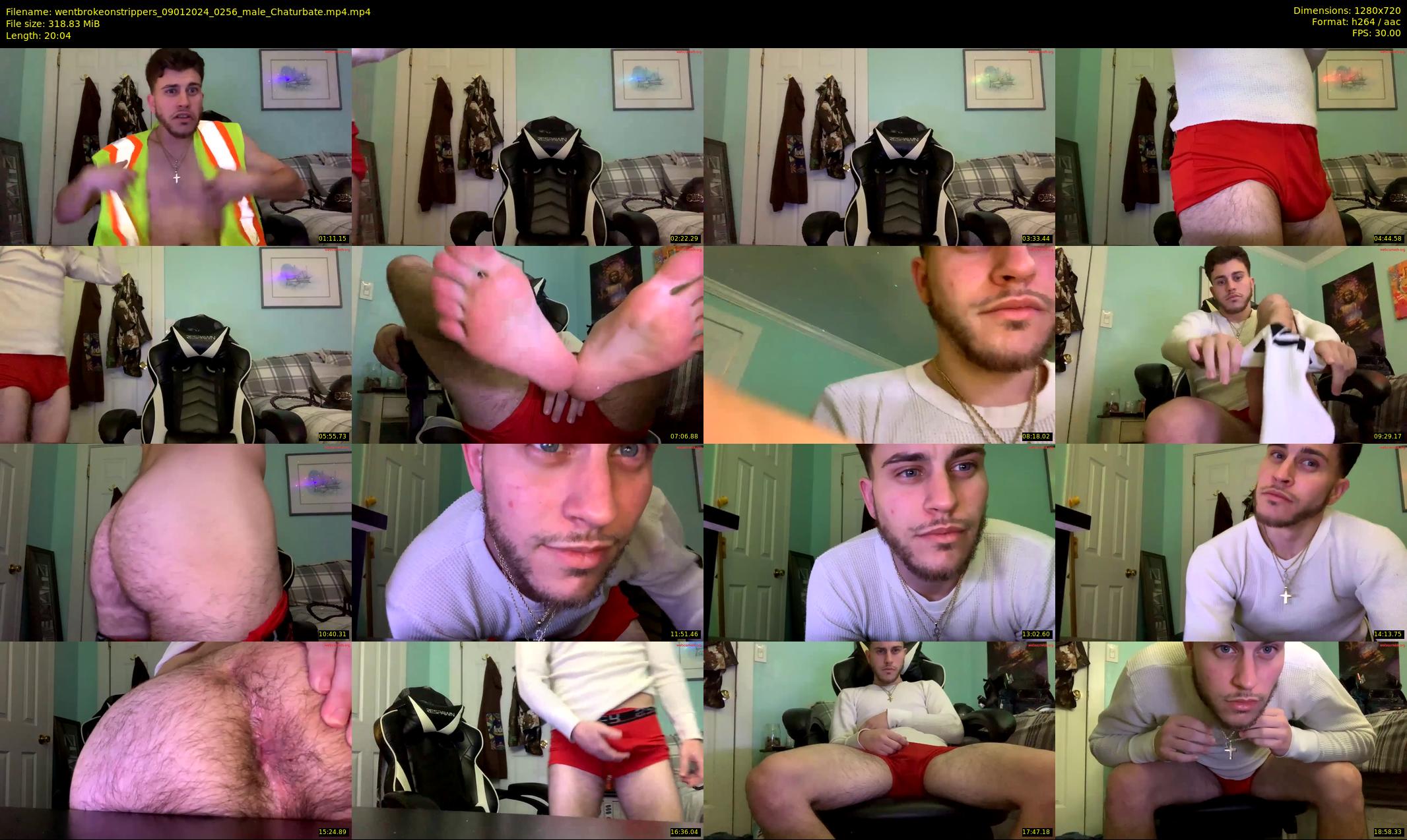 wentbrokeonstrippers — 21 minute Chaturbate male cam show recording, 720p, Jan 9, 2024