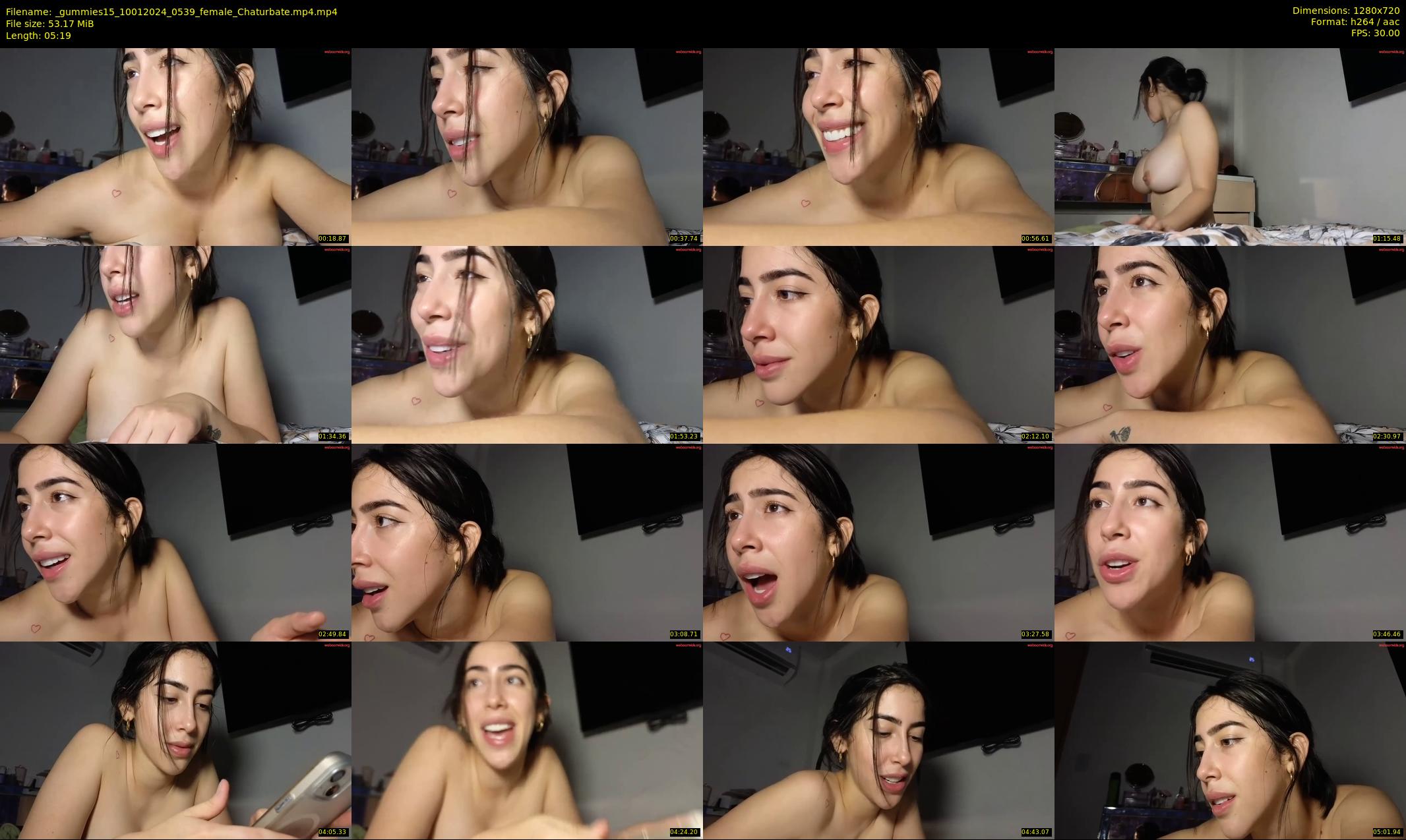_gummies15 — 6 minute Chaturbate female cam show recording, 720p, Jan 10, 2024