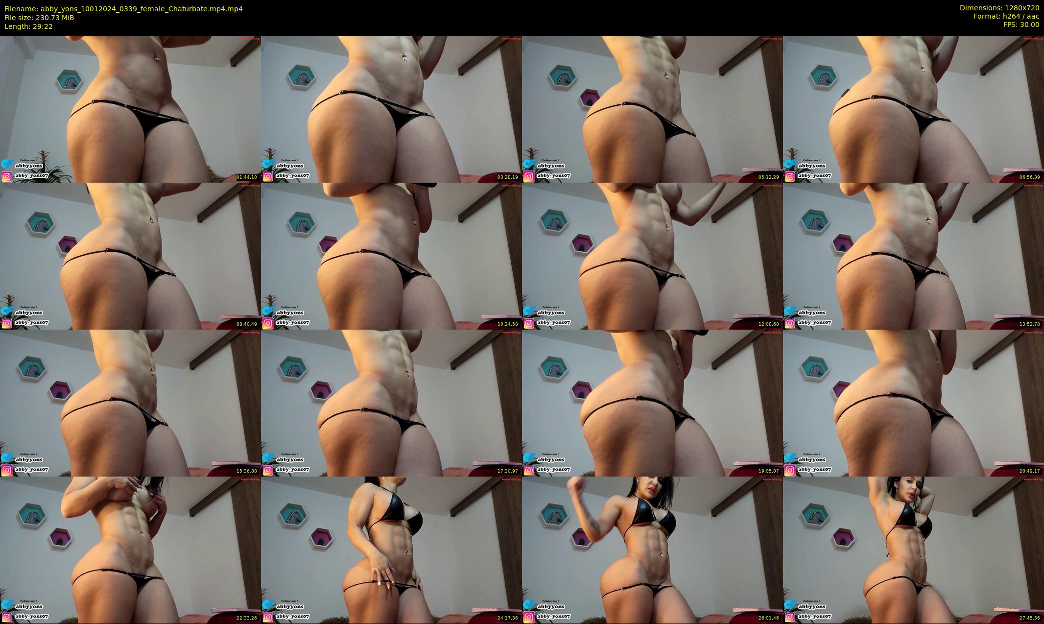 abby_yons — 30 minute Chaturbate female cam show recording, 720p, Jan 10, 2024