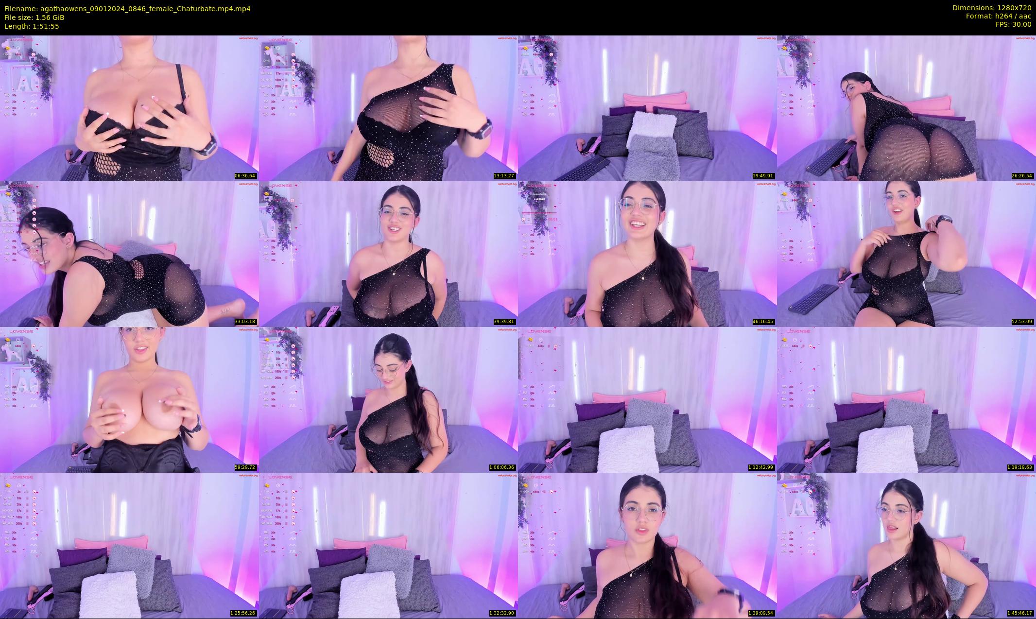 agathaowens — 112 minute Chaturbate female cam show recording, 720p, Jan 9, 2024