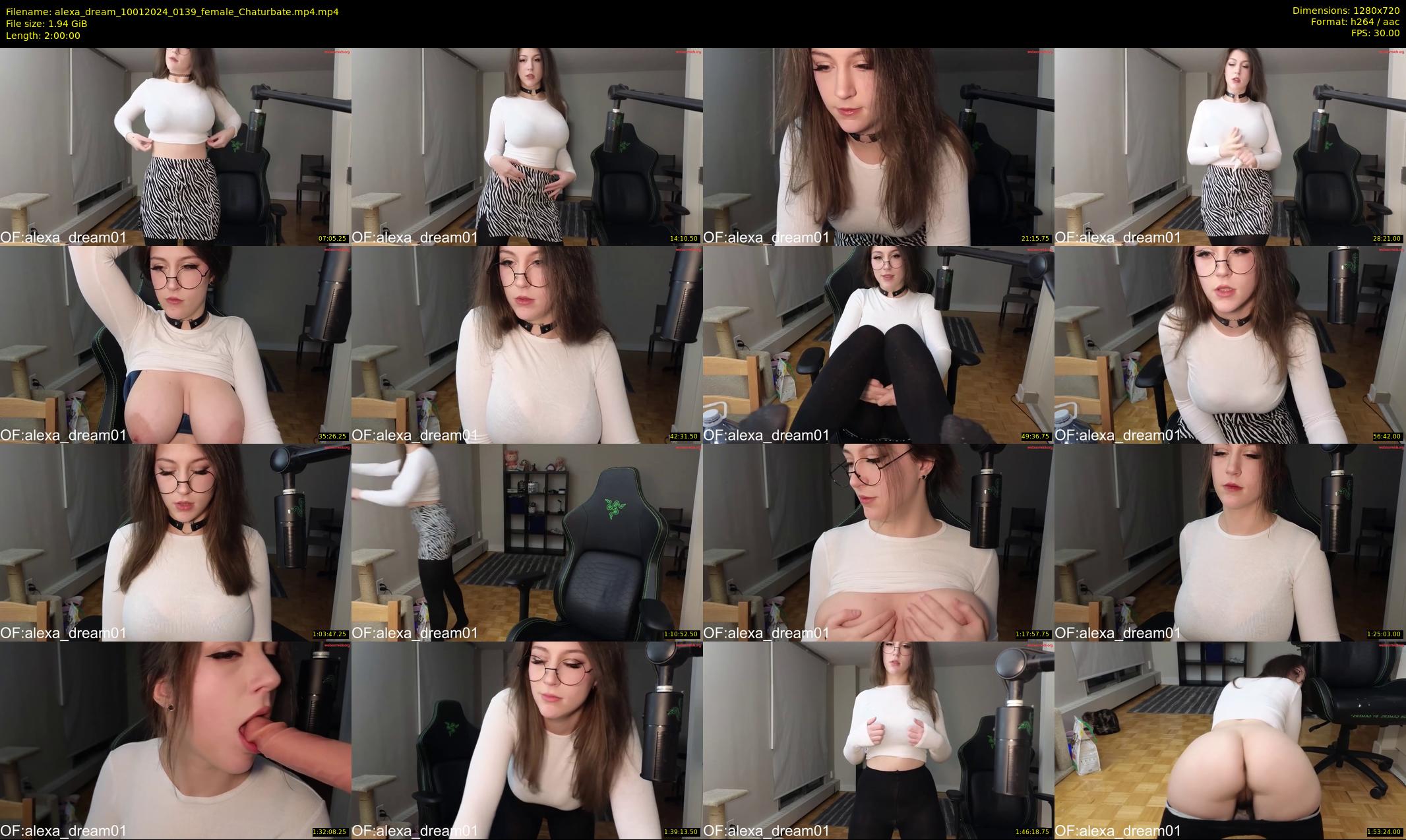 alexa_dream — 120 minute Chaturbate female cam show recording, 720p, Jan 10, 2024