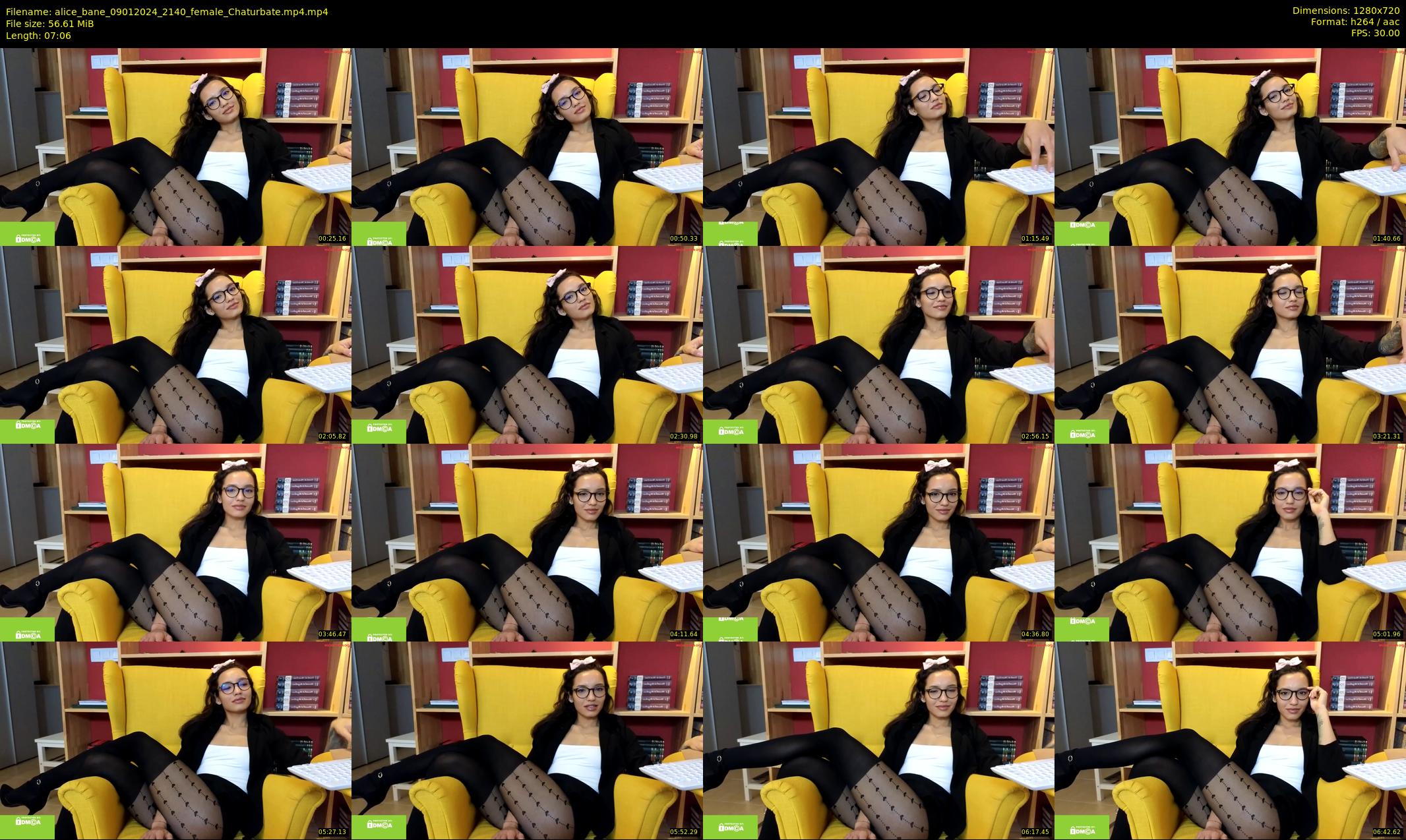 alice_bane — 8 minute Chaturbate female cam show recording, 720p, Jan 9, 2024