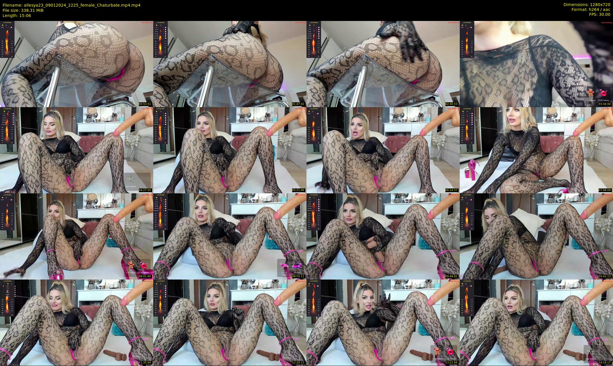 allesya23 — 16 minute Chaturbate female cam show recording, 720p, Jan 9, 2024