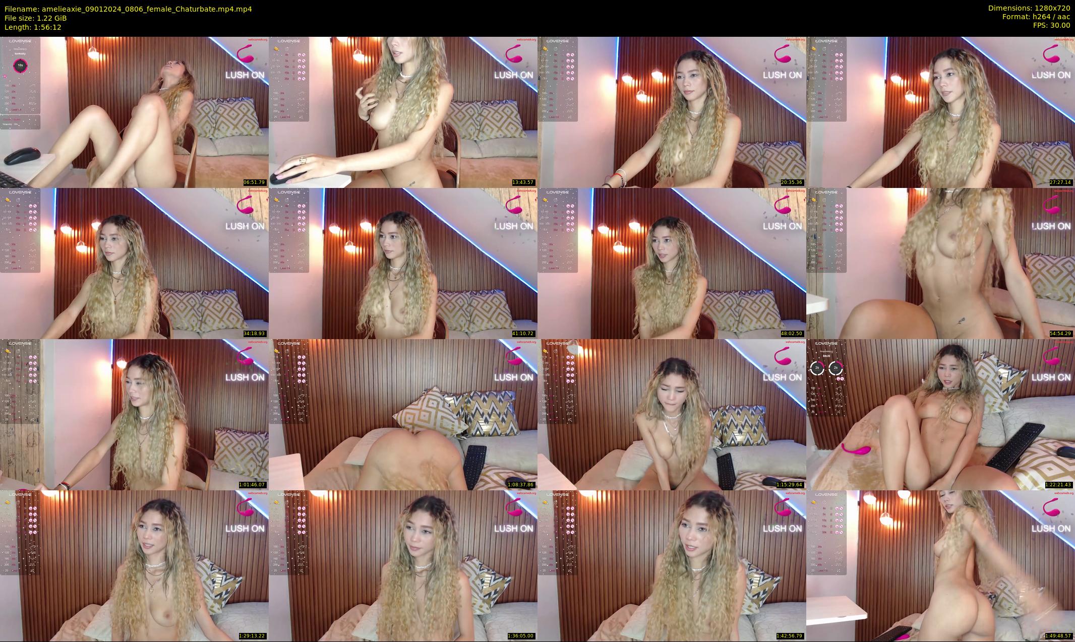 amelieaxie — 117 minute Chaturbate female cam show recording, 720p, Jan 9, 2024