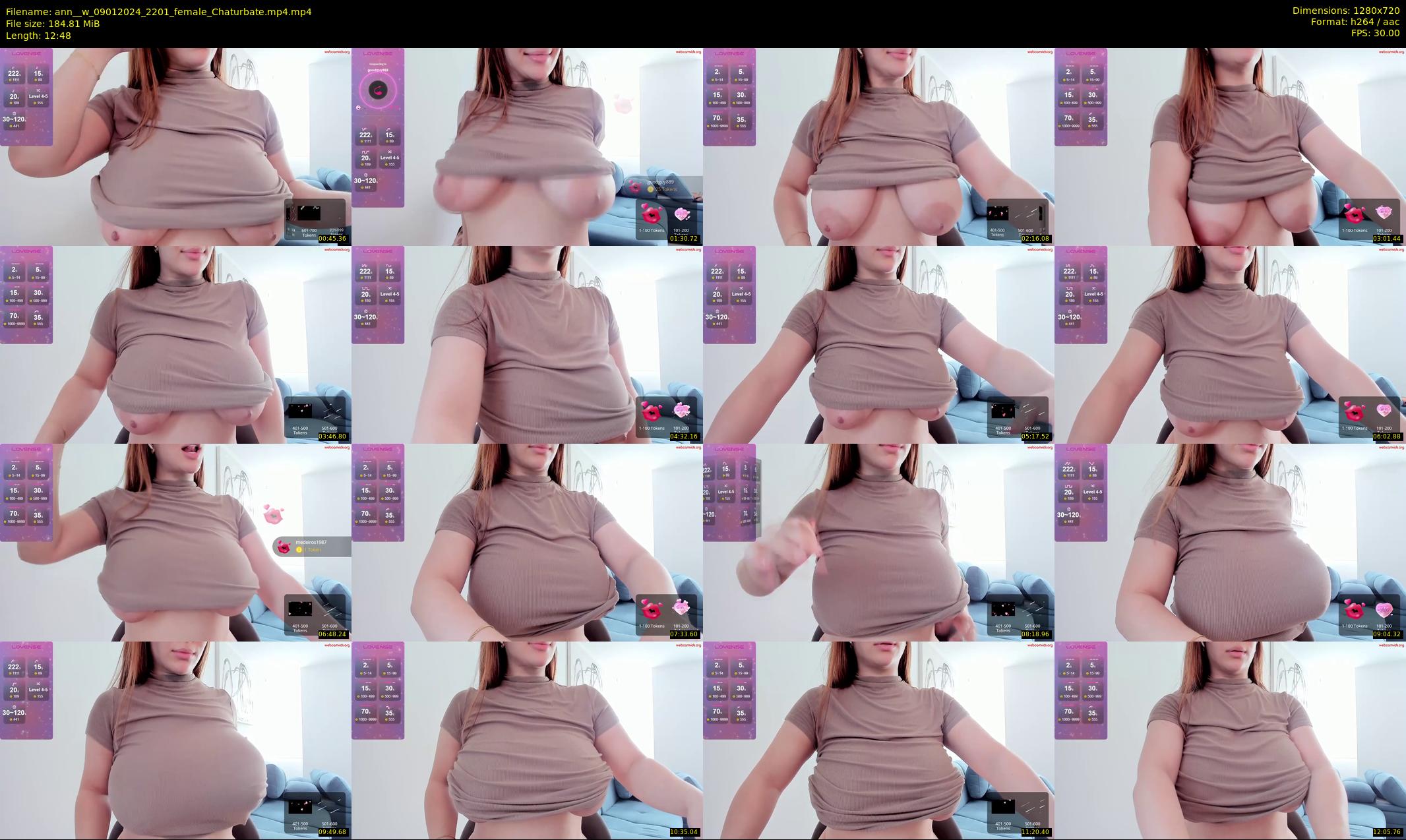 ann__w — 13 minute Chaturbate female cam show recording, 720p, Jan 9, 2024
