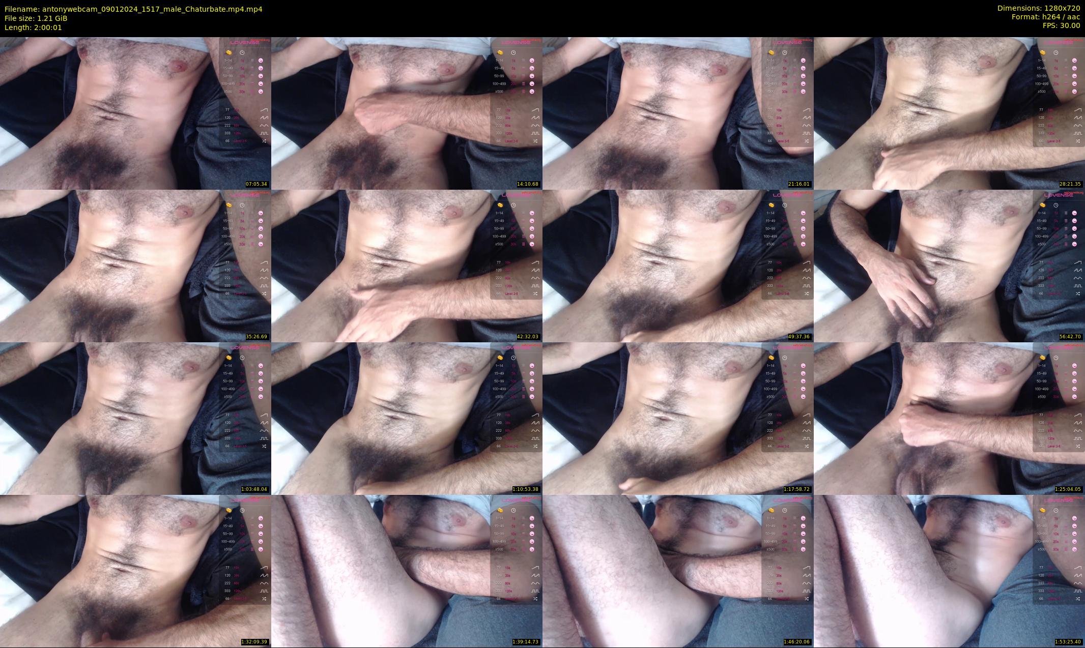 antonywebcam — 121 minute Chaturbate male cam show recording, 720p, Jan 9, 2024