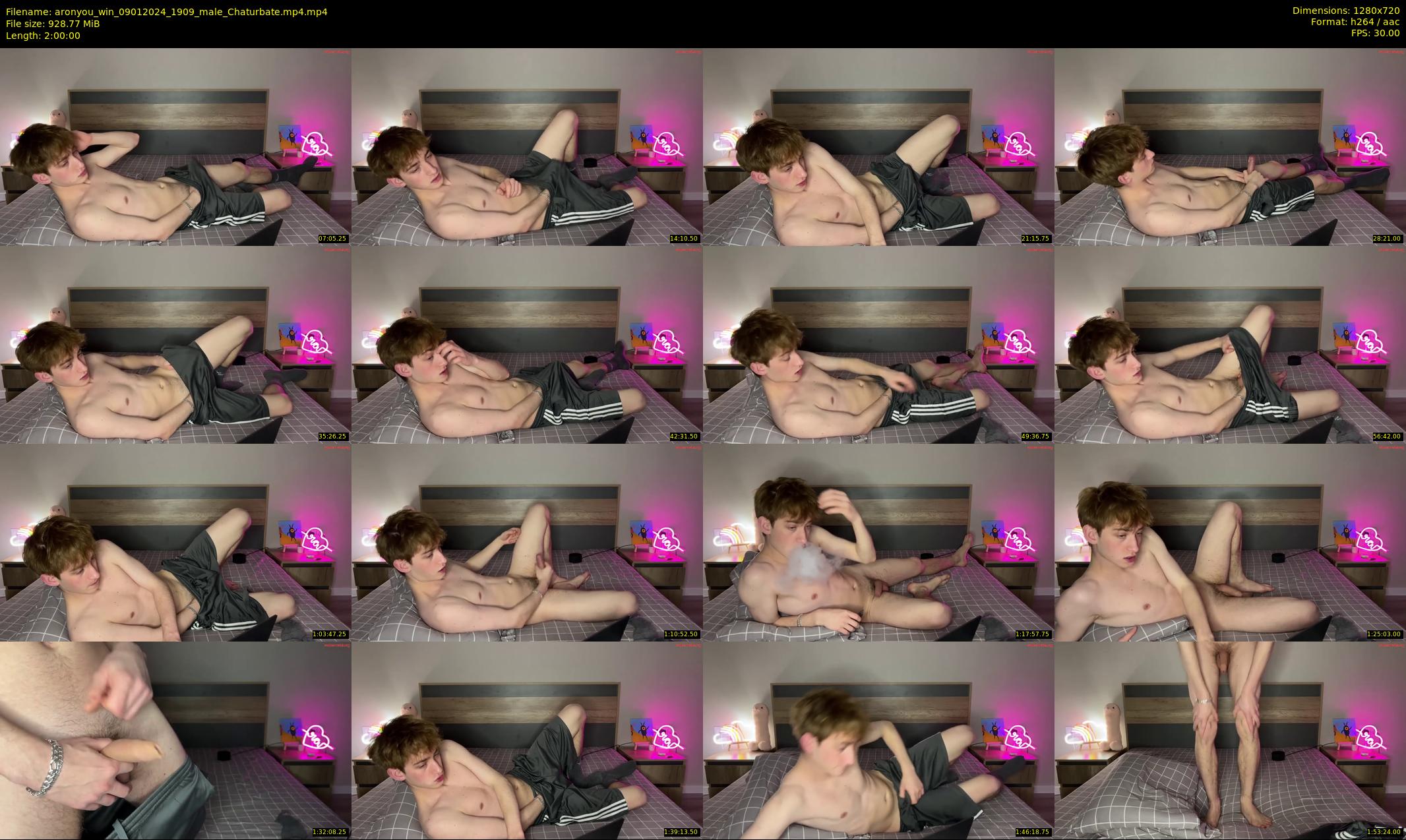 aronyou_win — 120 minute Chaturbate male cam show recording, 720p, Jan 9, 2024