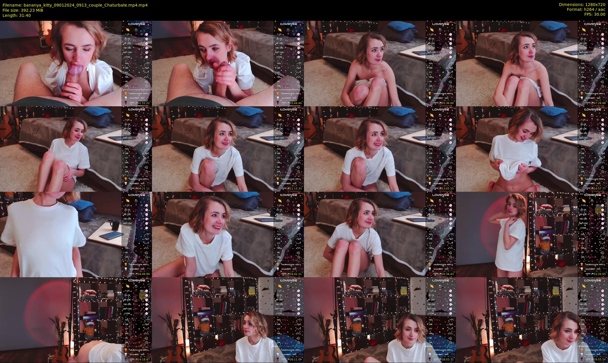 bananya_kitty — 32 minute Chaturbate couple cam show recording, 720p, Jan 9, 2024