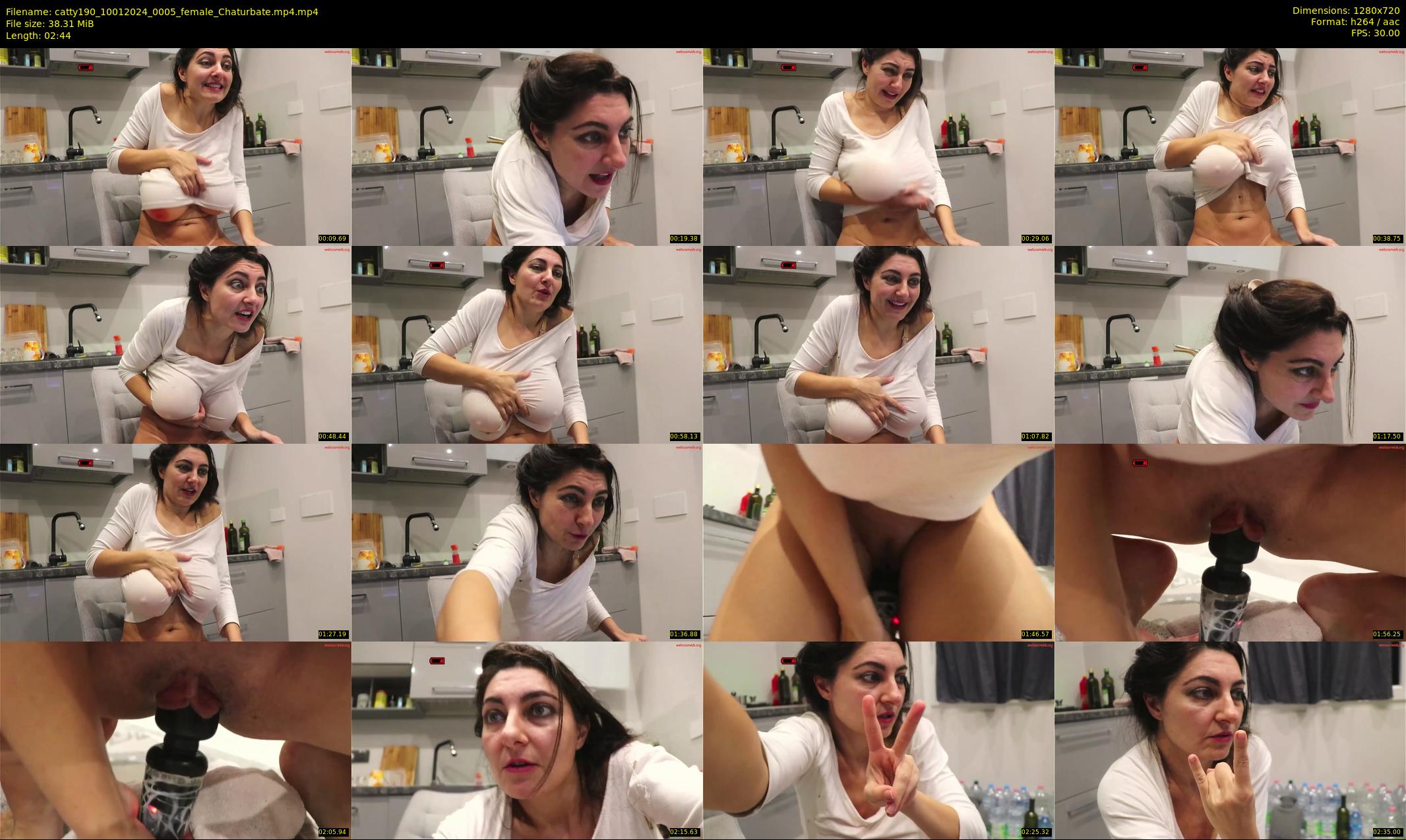 catty190 — 3 minute Chaturbate female cam show recording, 720p, Jan 10, 2024