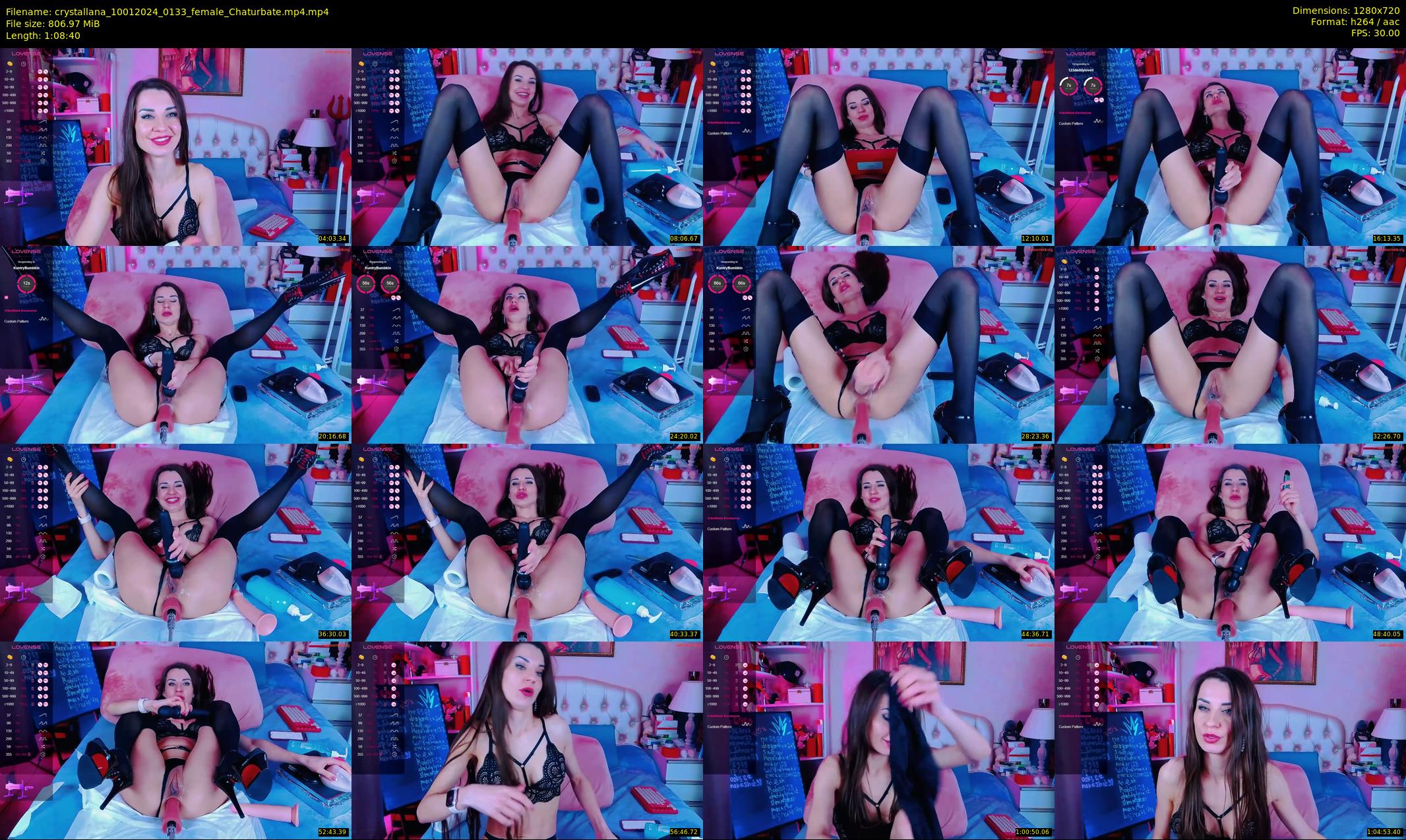 crystallana — 69 minute Chaturbate female cam show recording, 720p, Jan 10, 2024