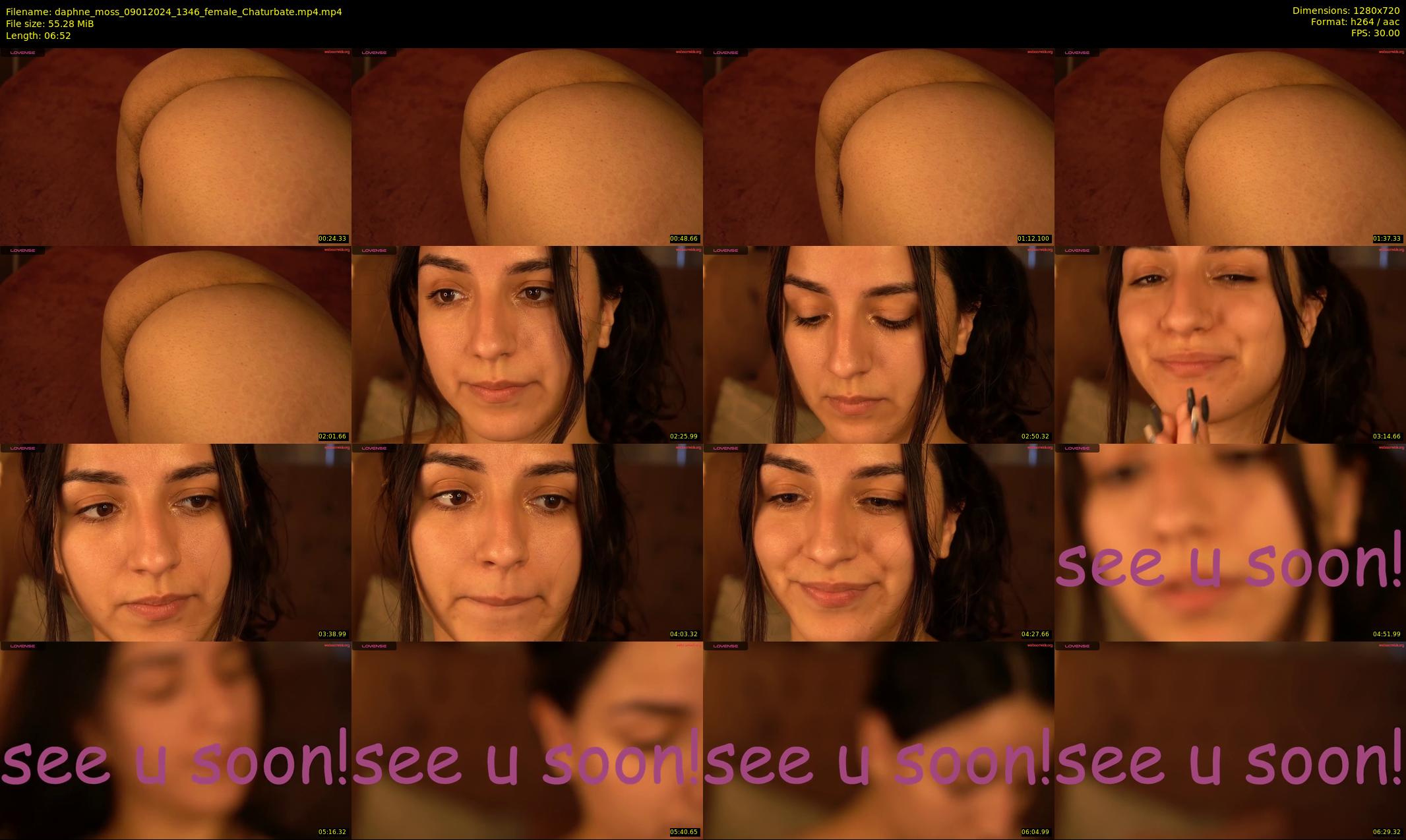 daphne_moss — 7 minute Chaturbate female cam show recording, 720p, Jan 9, 2024