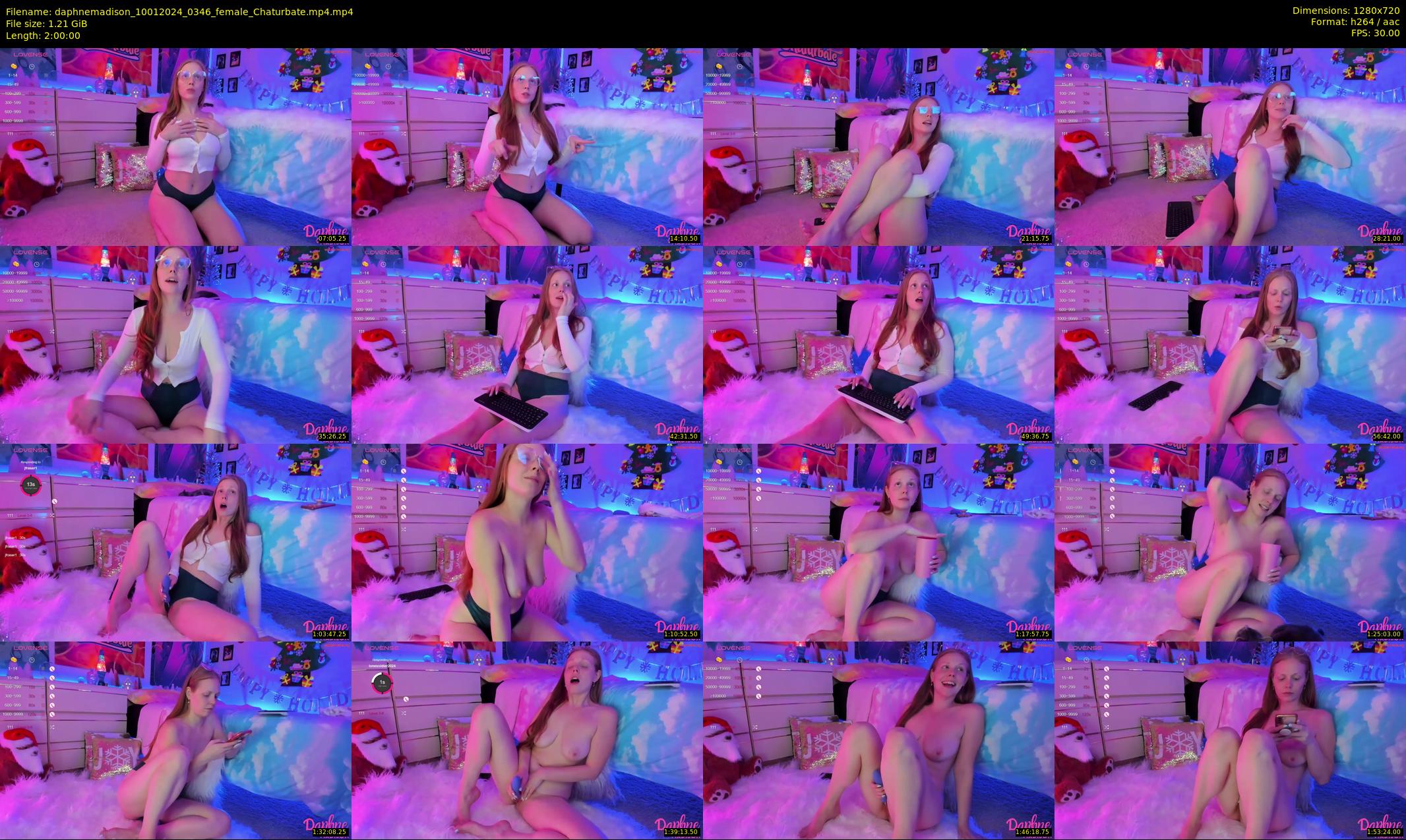 daphnemadison — 120 minute Chaturbate couple cam show recording, 720p, Jan 10, 2024