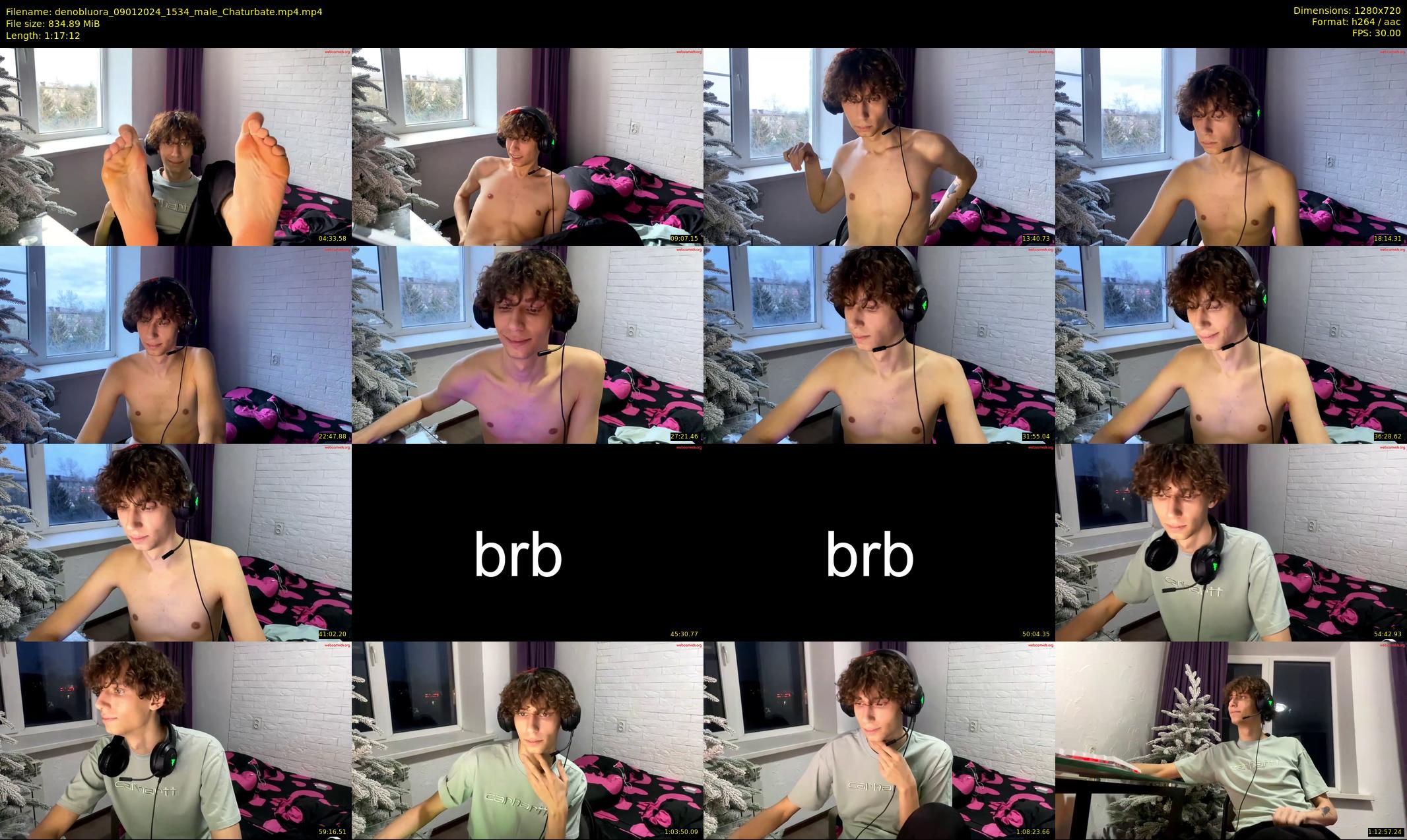 denobluora — 78 minute Chaturbate male cam show recording, 720p, Jan 9, 2024