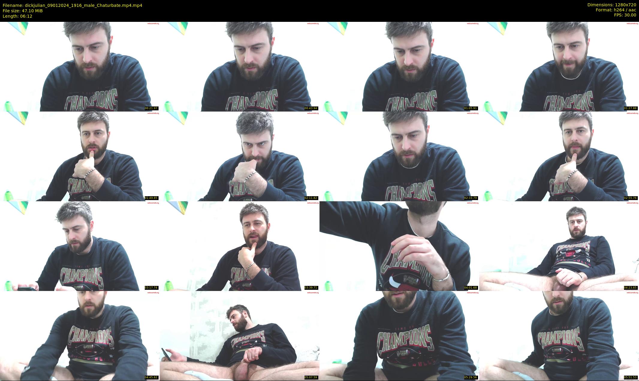 dickjulian — 7 minute Chaturbate male cam show recording, 720p, Jan 9, 2024