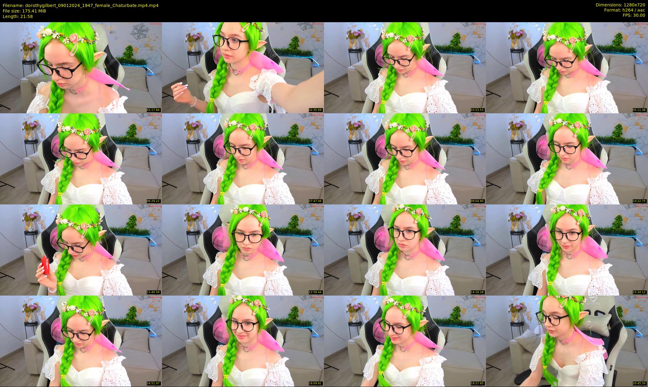 dorothygilbert — 22 minute Chaturbate female cam show recording, 720p, Jan 9, 2024