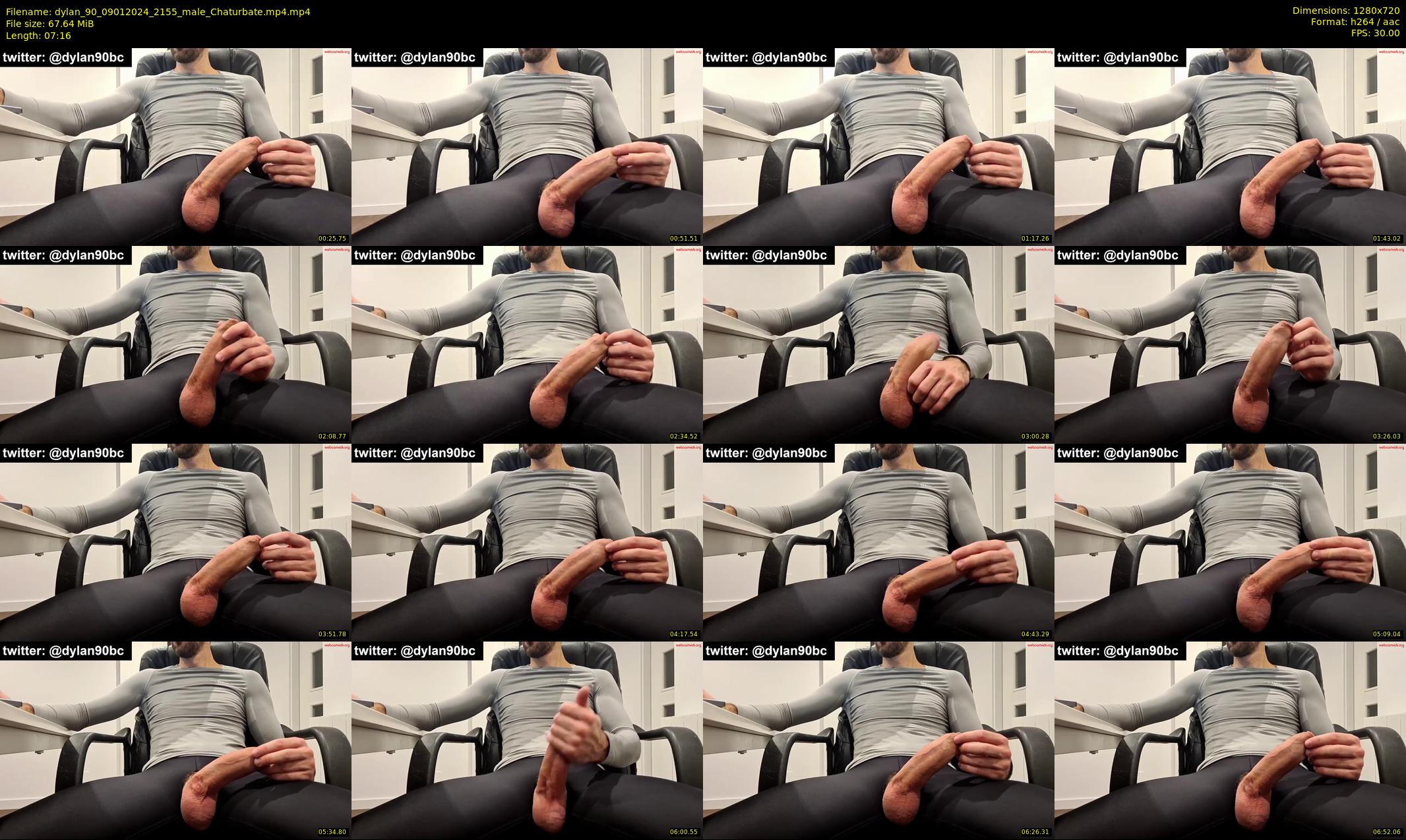 dylan_90 — 8 minute Chaturbate male cam show recording, 720p, Jan 9, 2024