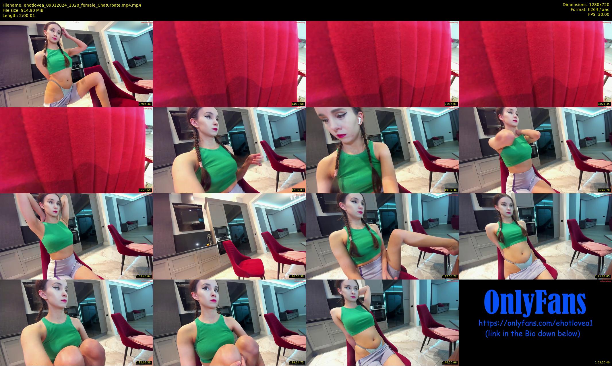ehotlovea — 121 minute Chaturbate female cam show recording, 720p, Jan 9, 2024