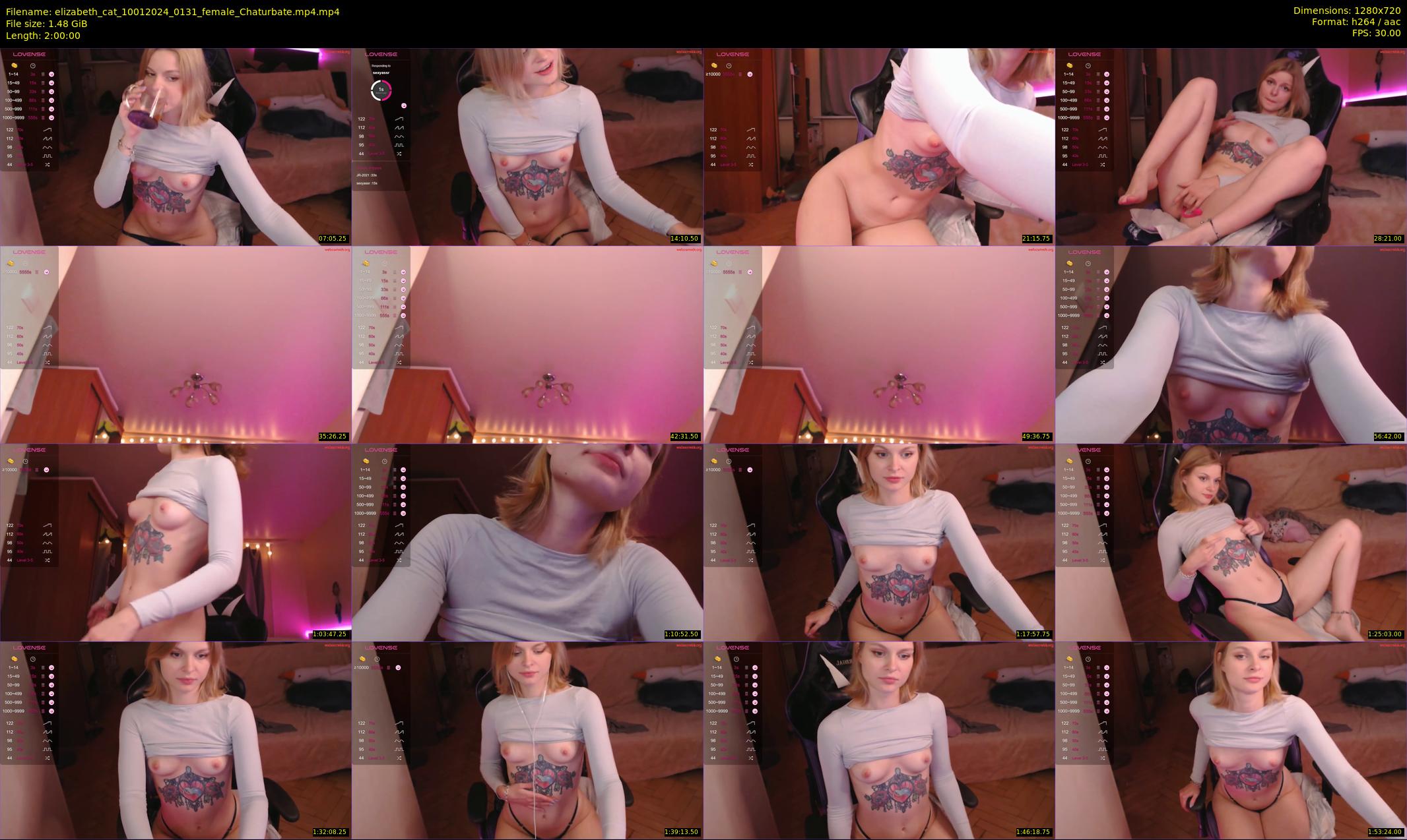 elizabeth_cat — 120 minute Chaturbate female cam show recording, 720p, Jan 10, 2024