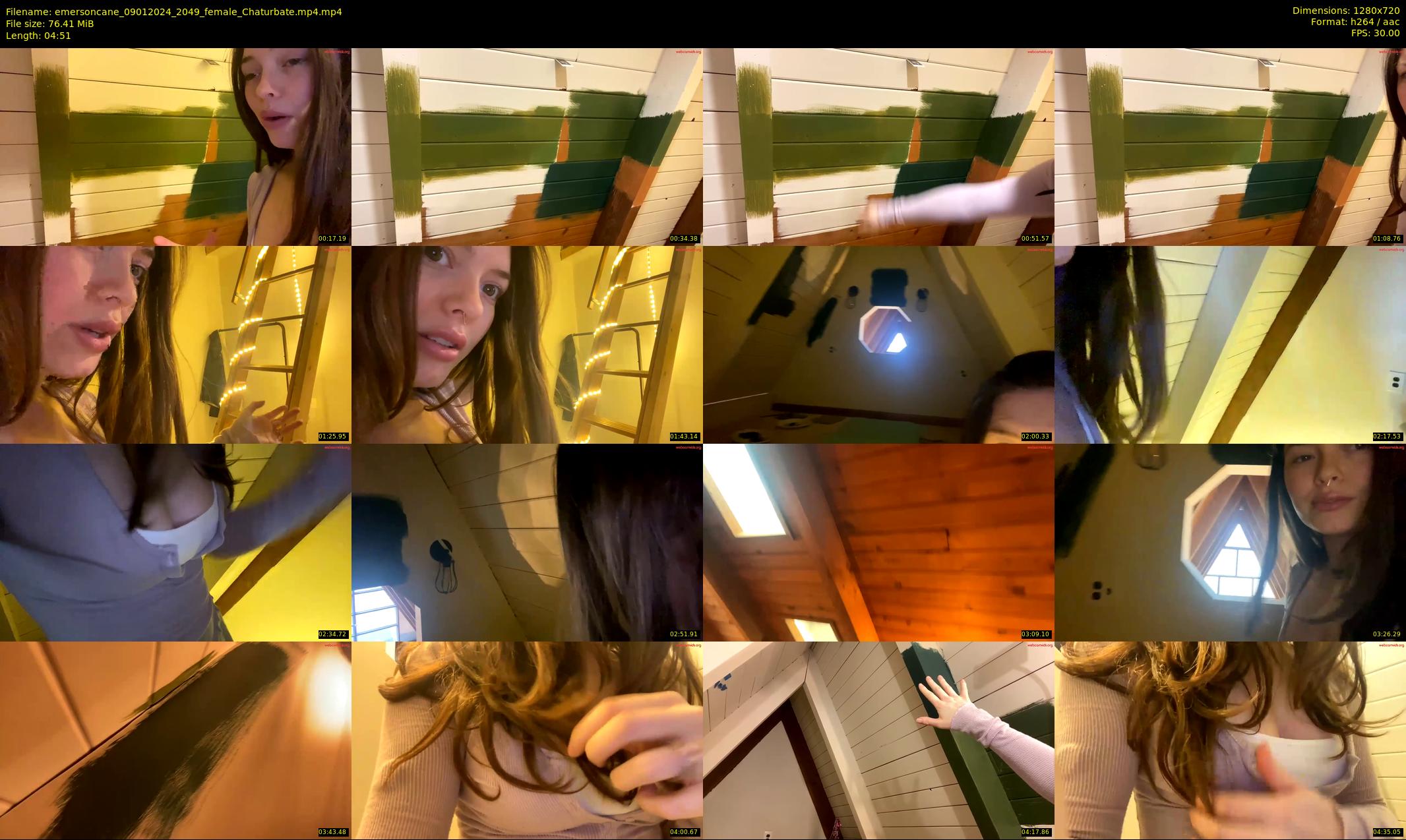 emersoncane — 5 minute Chaturbate female cam show recording, 720p, Jan 9, 2024