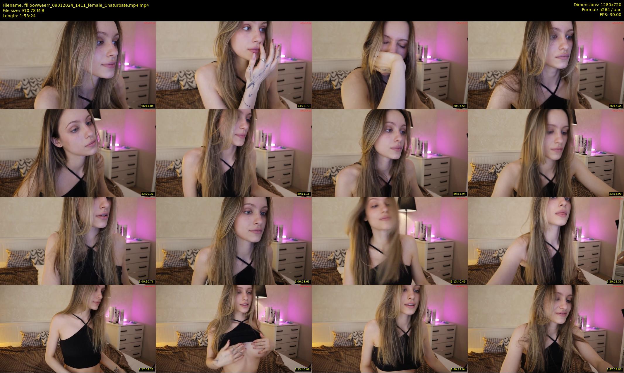 fflloowweerr — 114 minute Chaturbate couple cam show recording, 720p, Jan 9, 2024