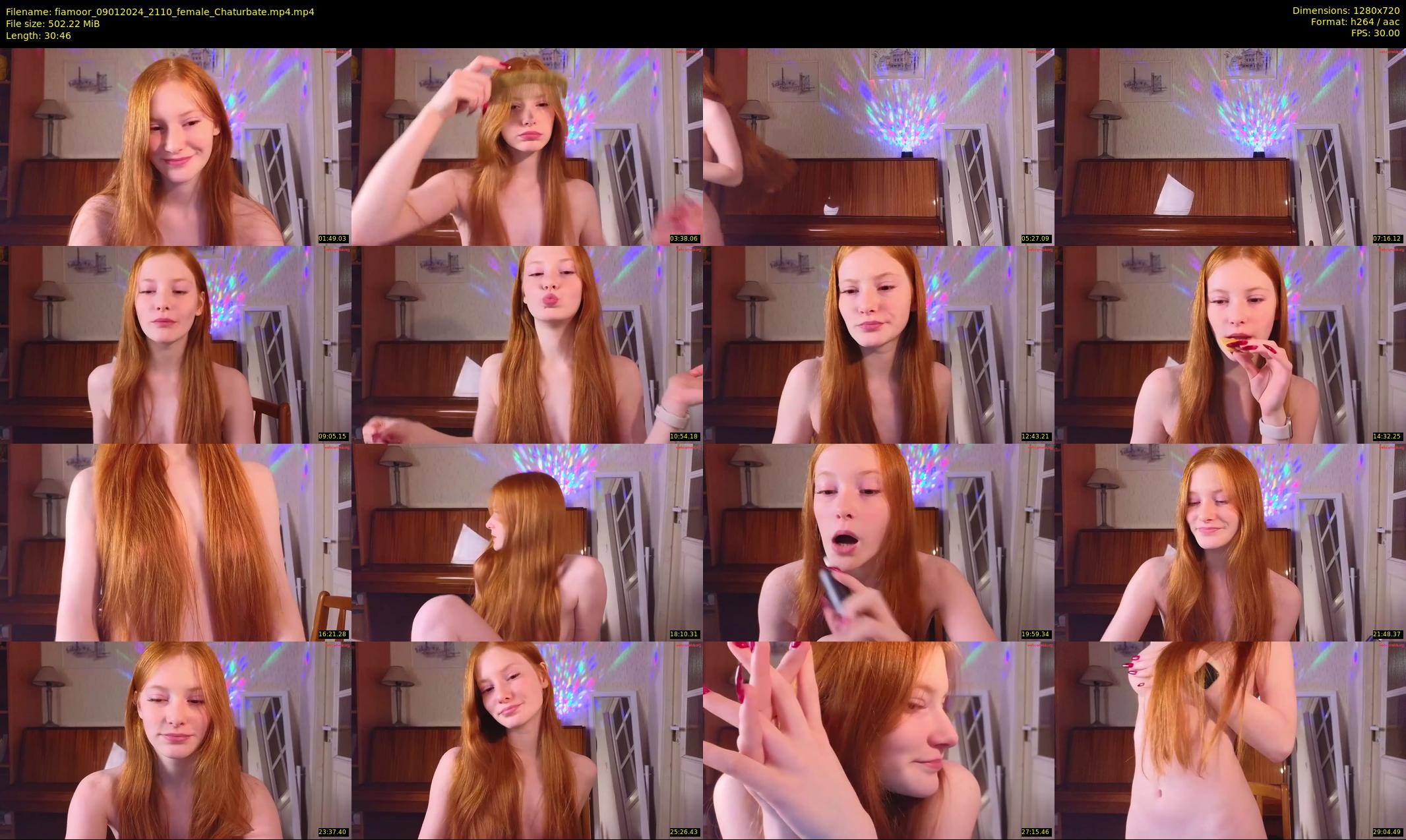 fiamoor — 31 minute Chaturbate female cam show recording, 720p, Jan 9, 2024
