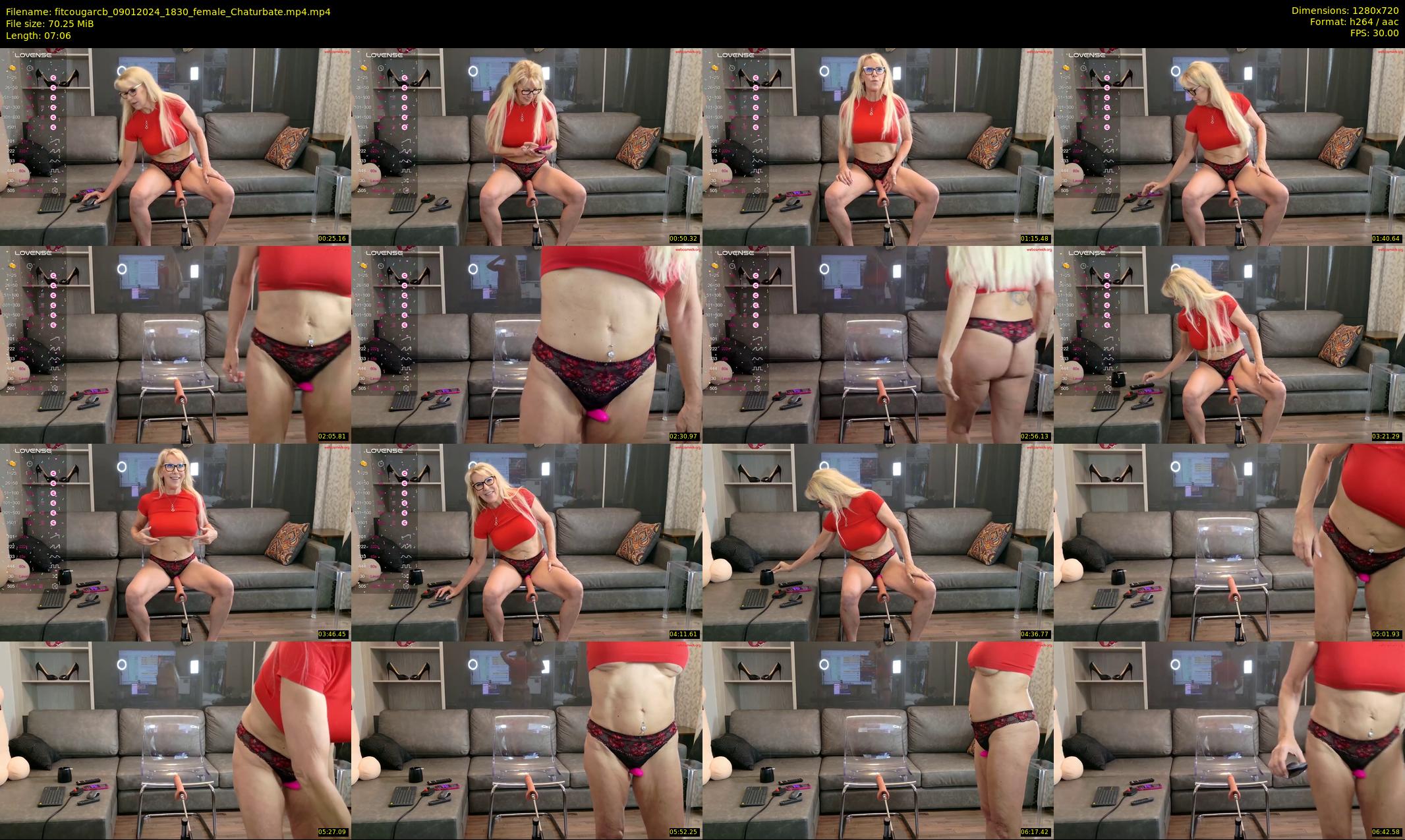 fitcougarcb — 8 minute Chaturbate female cam show recording, 720p, Jan 9, 2024