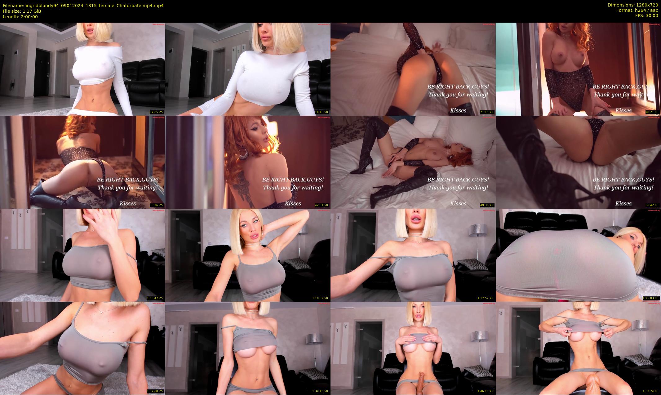 ingridblondy94 — 120 minute Chaturbate female cam show recording, 720p, Jan 9, 2024
